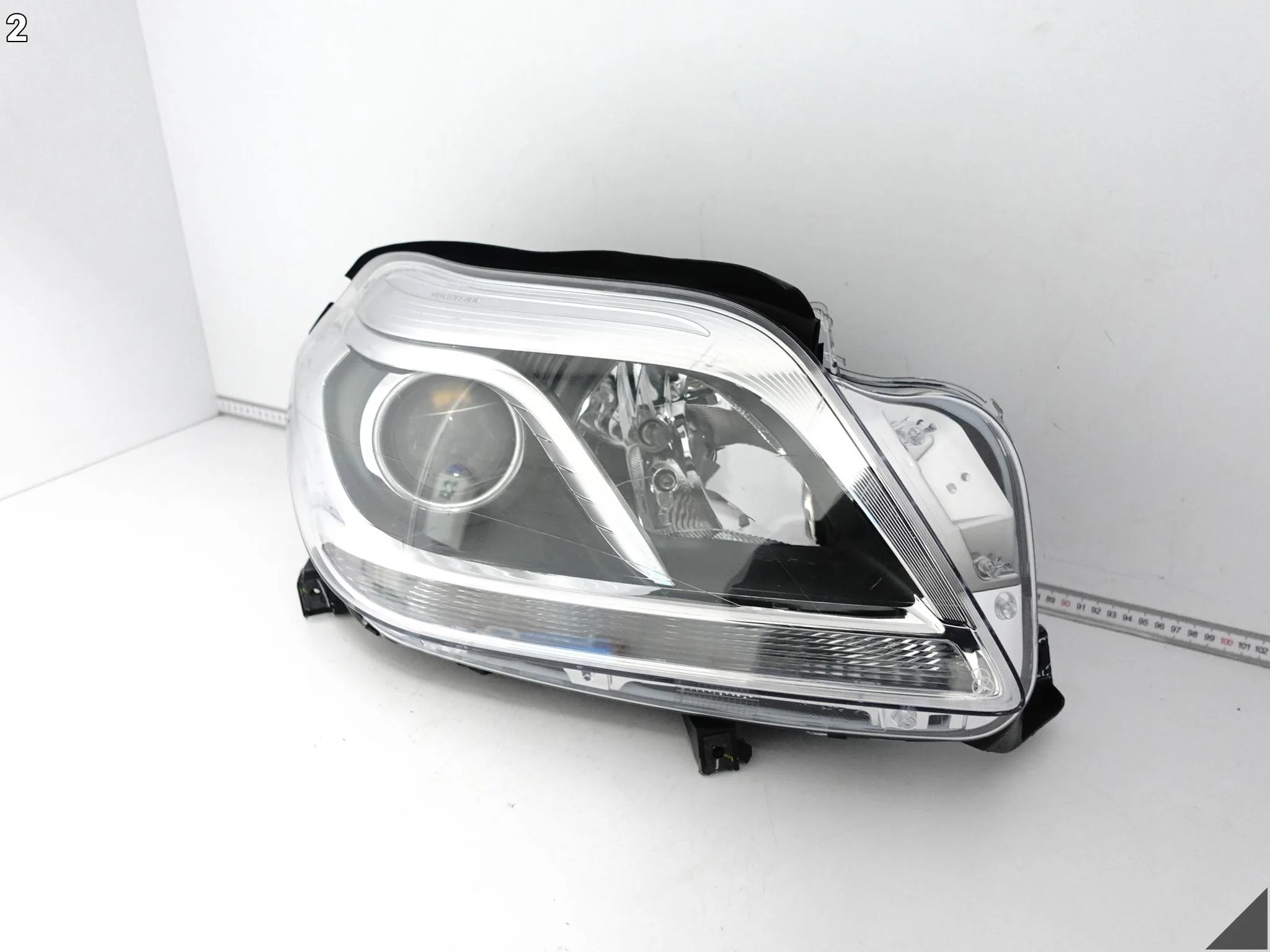MERCEDES GL II X166 12-15 LAMPA HEADLIGHT ZWYKŁA HALOGEN PRAWA PRZÓD EU a65996b4658b9152d132cc75a497e027