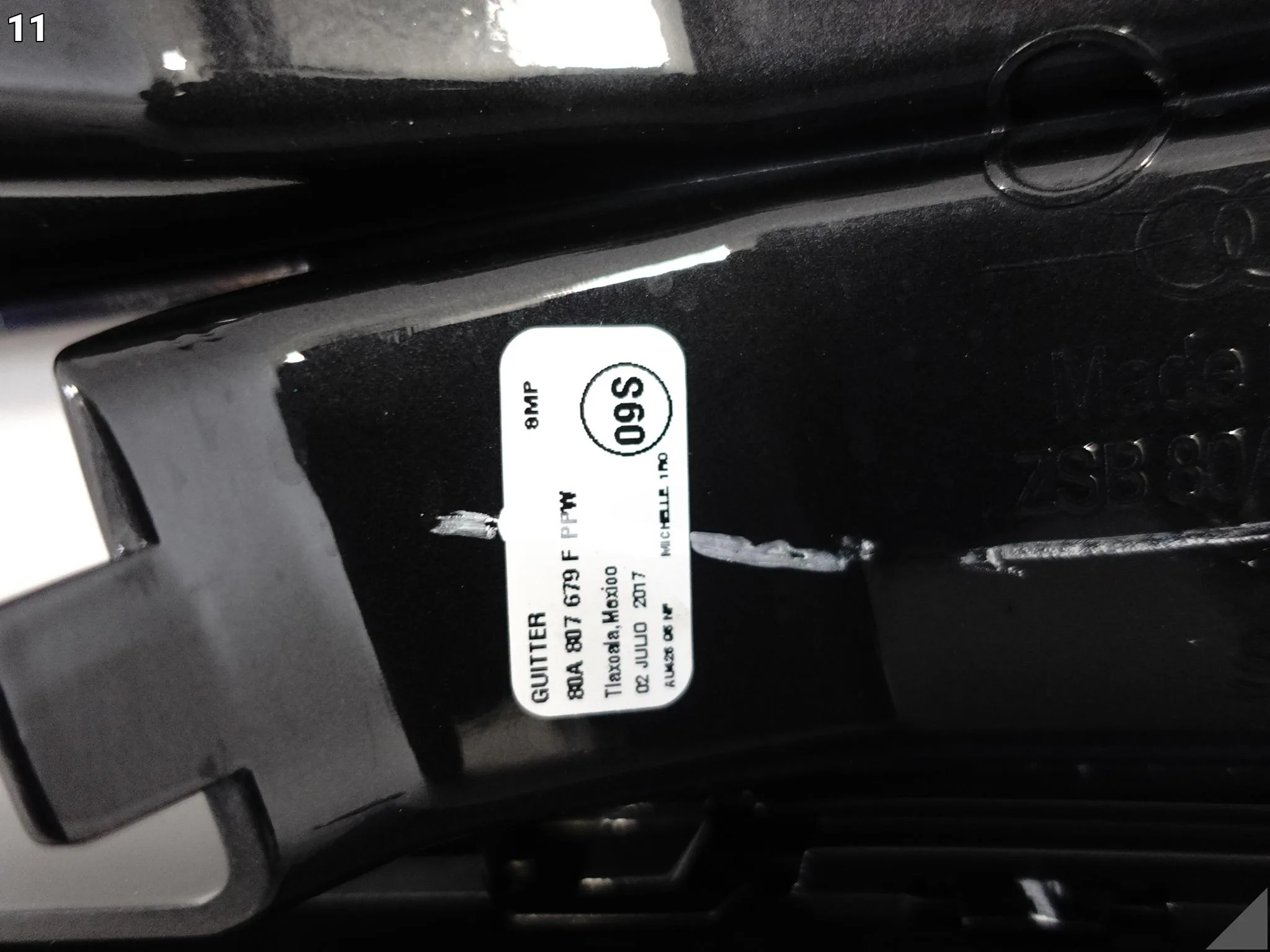 AUDI Q5 II ZWYKŁA 80A FY 17-20 KRATKA WLOT LISTWA ZDERZAK PRZÓD LEWA PPW 98f46da4d4c78b452d962126e1c01252