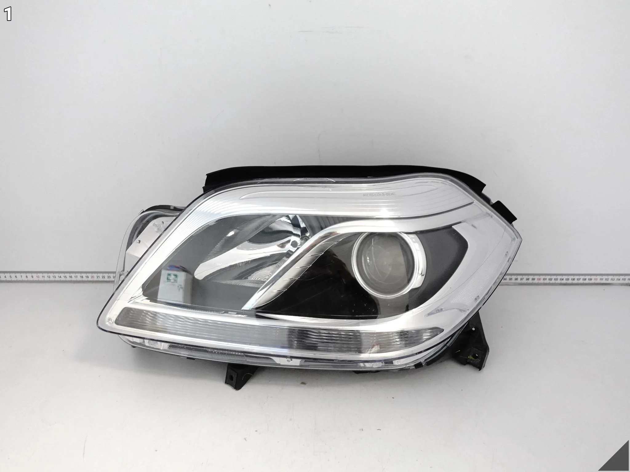 MERCEDES GL II X166 12-15 LAMPA HEADLIGHT ZWYKŁA HALOGEN LEWA PRZÓD UK 9d52db57882672945e64441bf40b2777