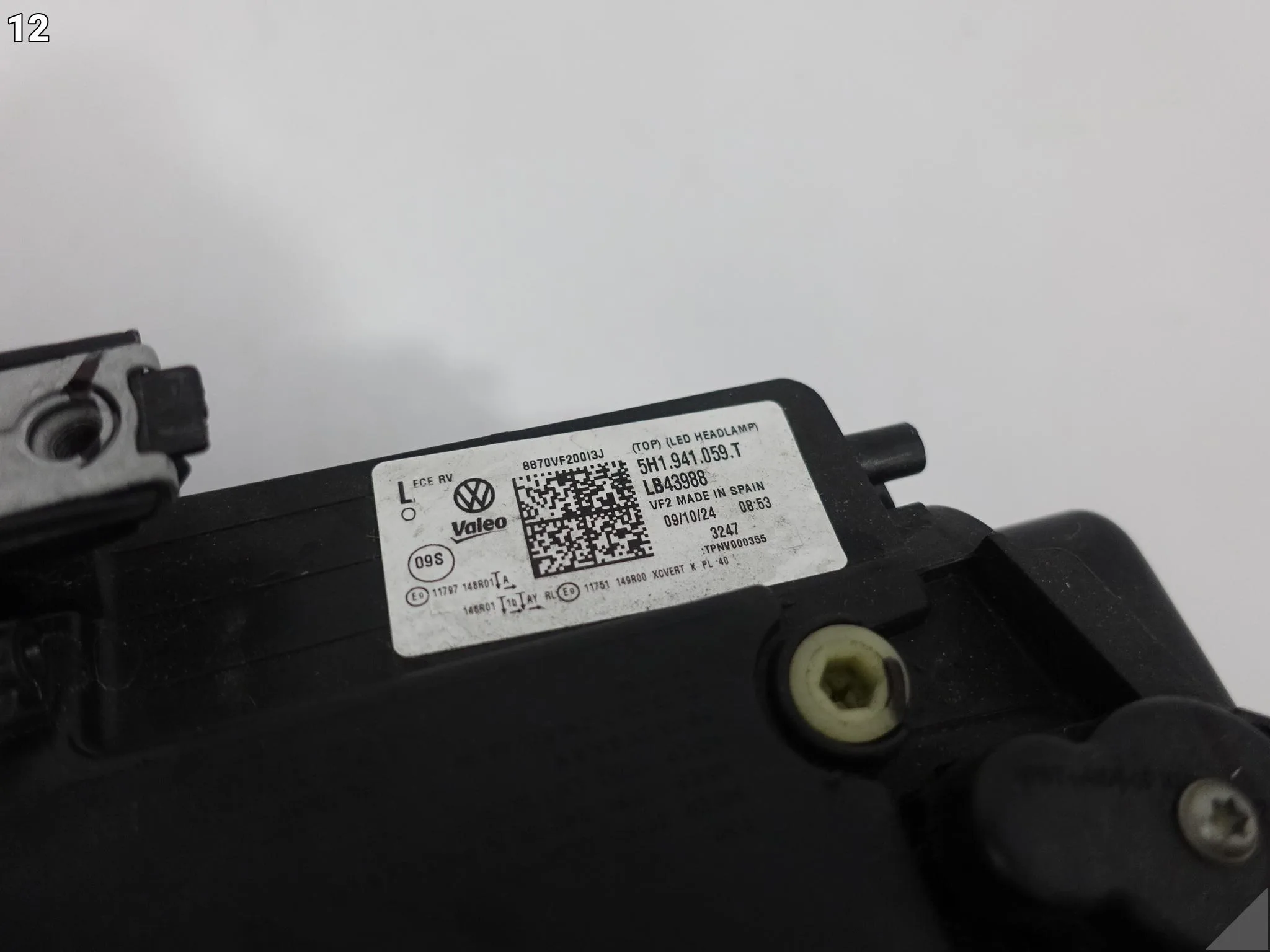VW GOLF 8 VIII 5H1 R GTI LIFT 24- LAMPA FULL LED IQ.LIGHT LEWA BLACK EUROPA 0ef0d300d1d55b4c9cbaf5a199a6d804