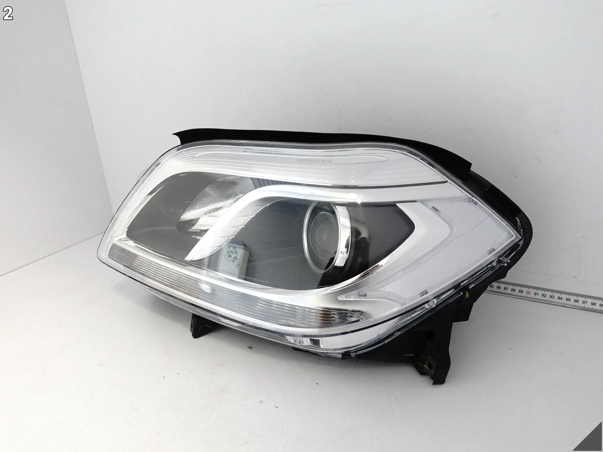 MERCEDES GL II X166 12-15 LAMPA HEADLIGHT ZWYKŁA HALOGEN LEWA PRZÓD UK 5543af0af26a0c995a578c48667ac72d