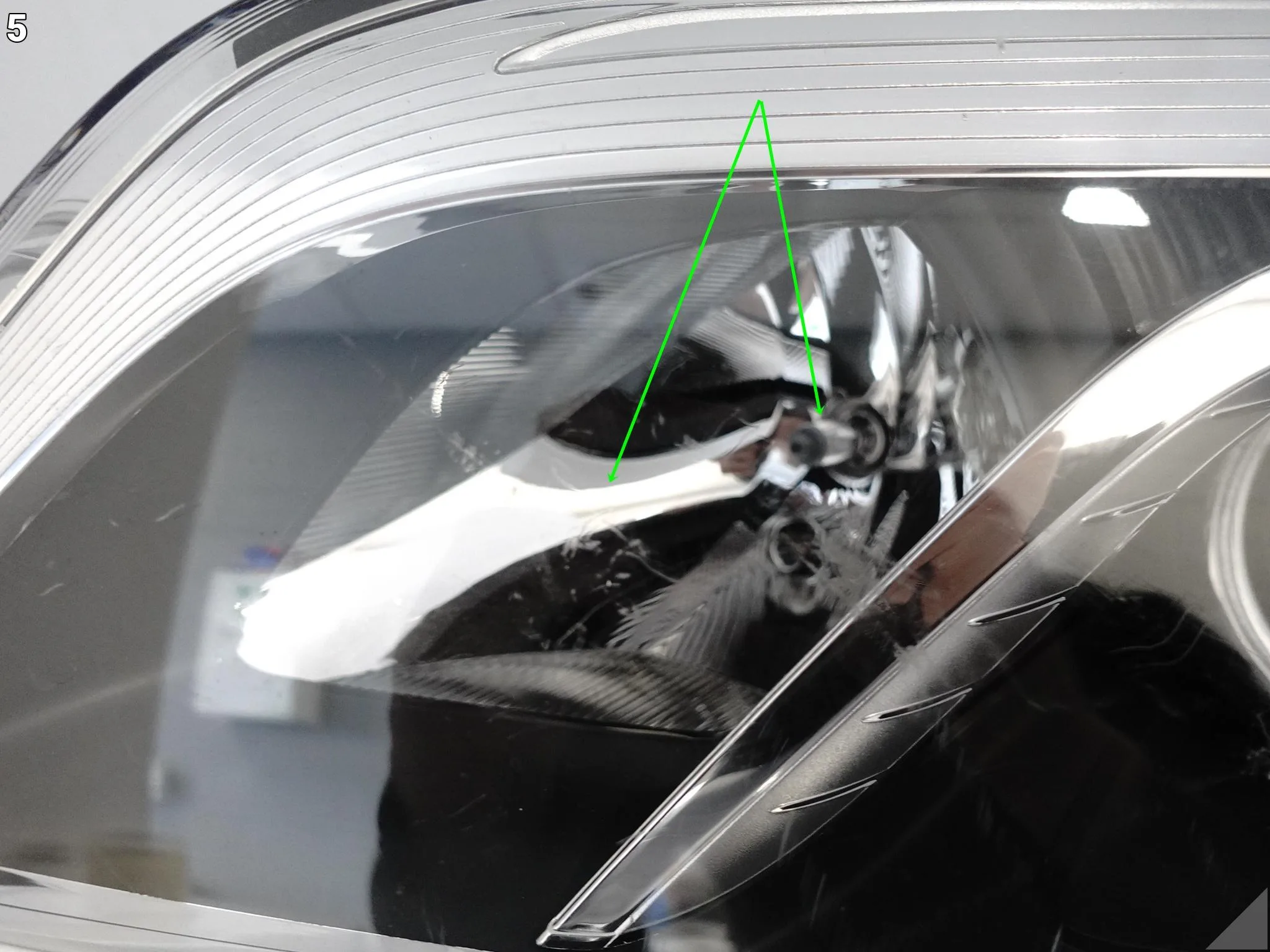 MERCEDES GL II X166 12-15 LAMPA HEADLIGHT ZWYKŁA HALOGEN LEWA PRZÓD EU 446f4682908470a438001f836422a789