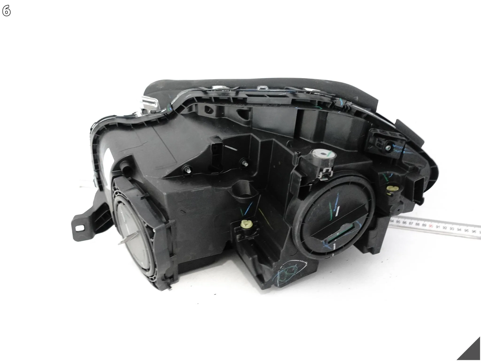 MERCEDES GL II X166 12-15 LAMPA HEADLIGHT ZWYKŁA HALOGEN PRAWA PRZÓD EU 97da1f056128f4b6aee76a41245ff186