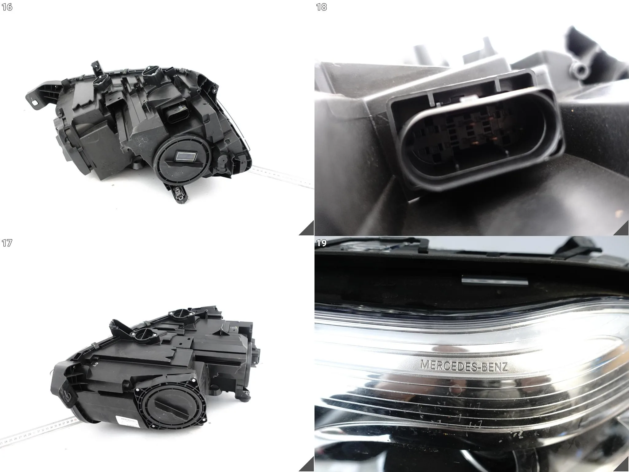 MERCEDES GL II X166 12-15 LAMPA HEADLIGHT ZWYKŁA HALOGEN LEWA PRZÓD EU 24eecbfb5f5f3dff3cdc11e40da50605