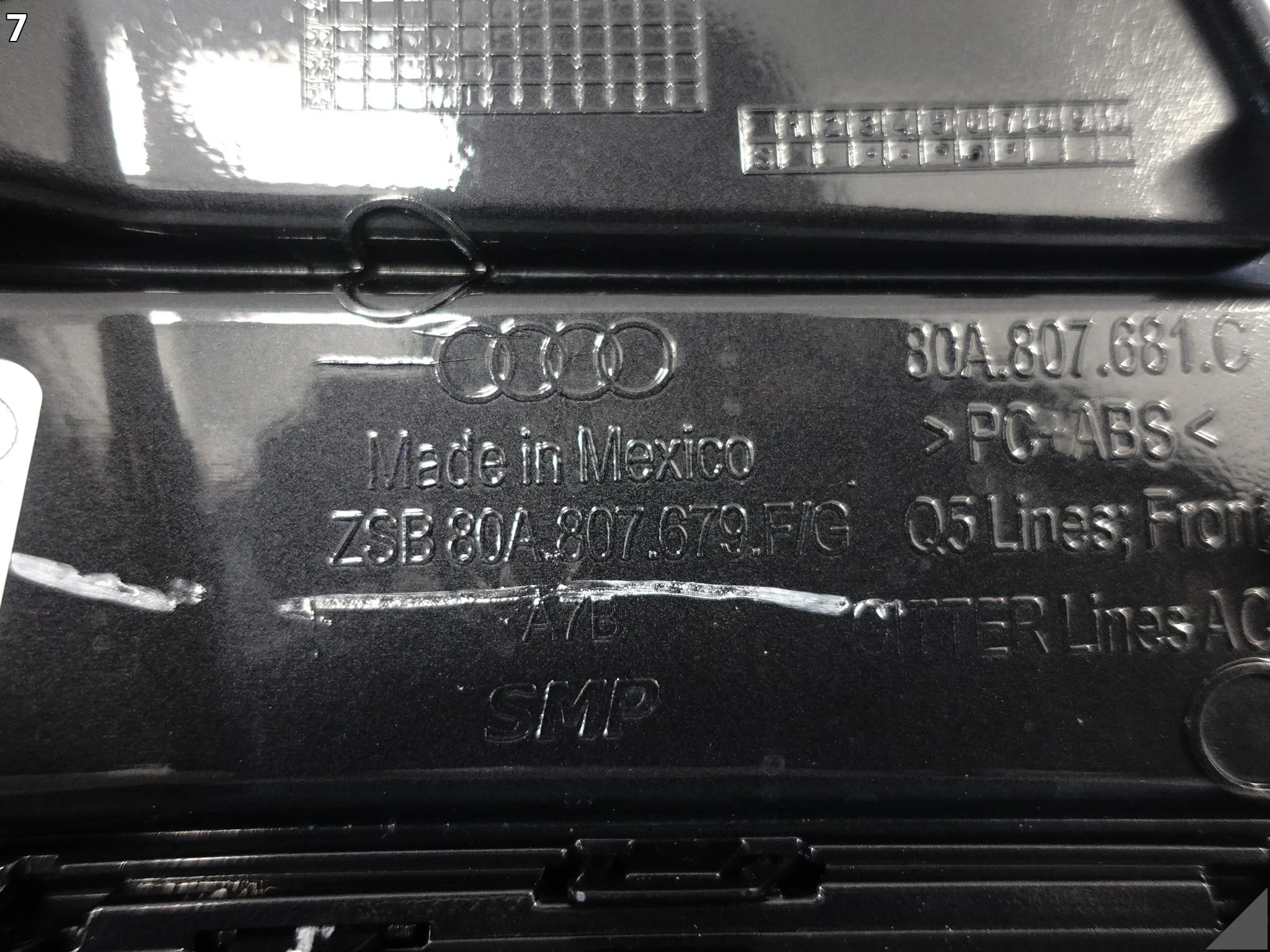 AUDI Q5 II ZWYKŁA 80A FY 17-20 KRATKA WLOT LISTWA ZDERZAK PRZÓD LEWA PPW f1cde1ba7c75fb79109cd65877ad3922