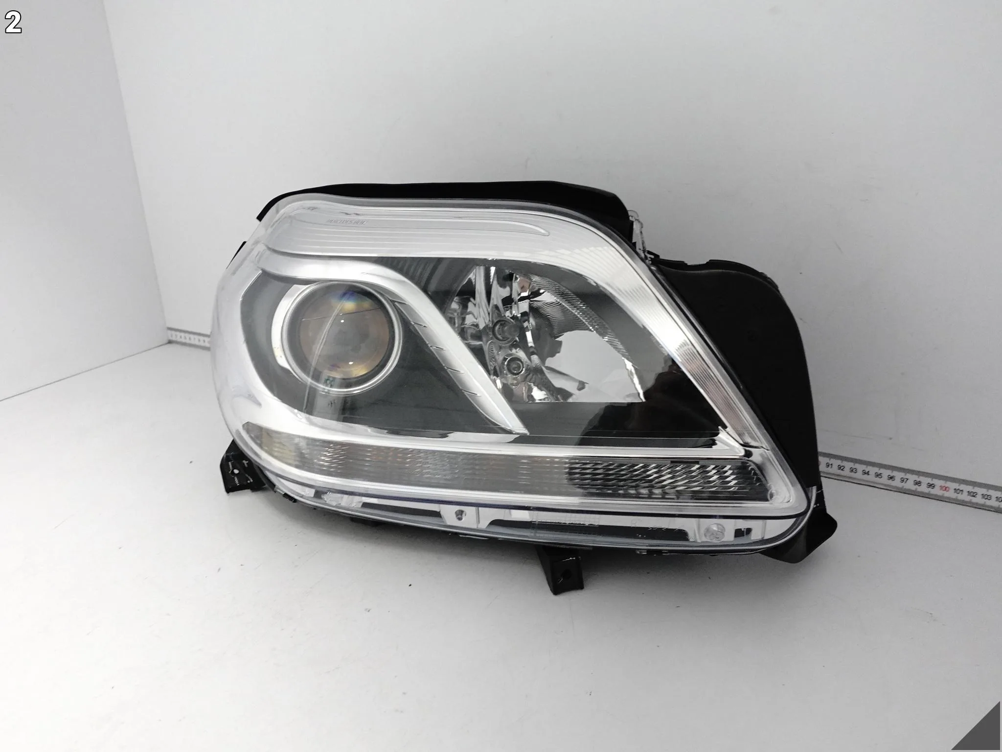 MERCEDES GL II X166 12-15 LAMPA HEADLIGHT ZWYKŁA HALOGEN PRAWA PRZÓD EU c55373e041bed2a2ba8373059a033786