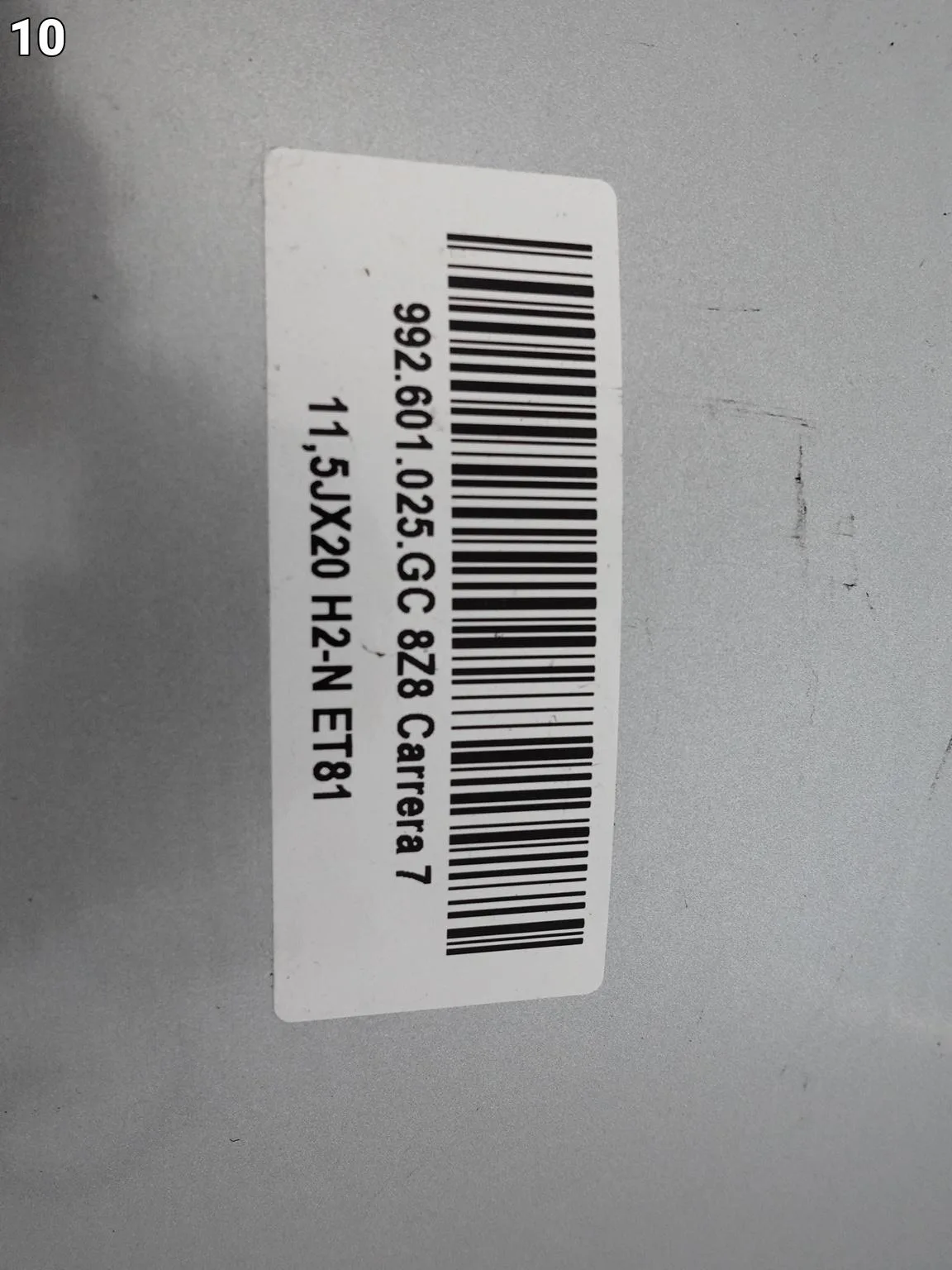 PORSCHE 911 992 CARRERA S 7 FELGA ALUFELGA 11,5Jx20 ET81 5×130 8Z8 44f5bde4a004263db2b3199e0d034623