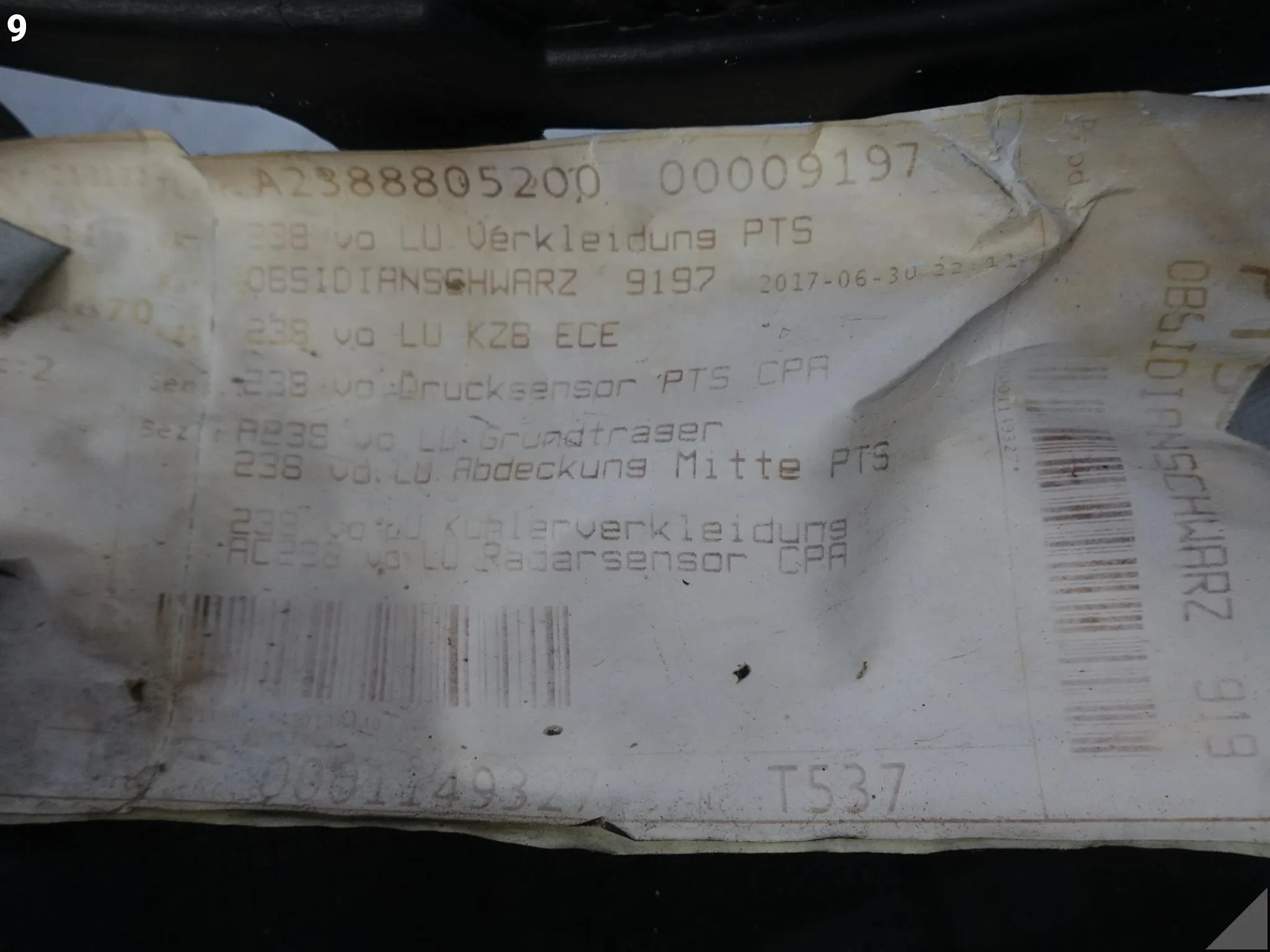 MERCEDES E-KLASA C238 COUPE A238 CABRIO 17-20 ŚLIZG W ZDERZAK LEWY PRZÓD c9a92d795bd38f389bbb93030332b3cf