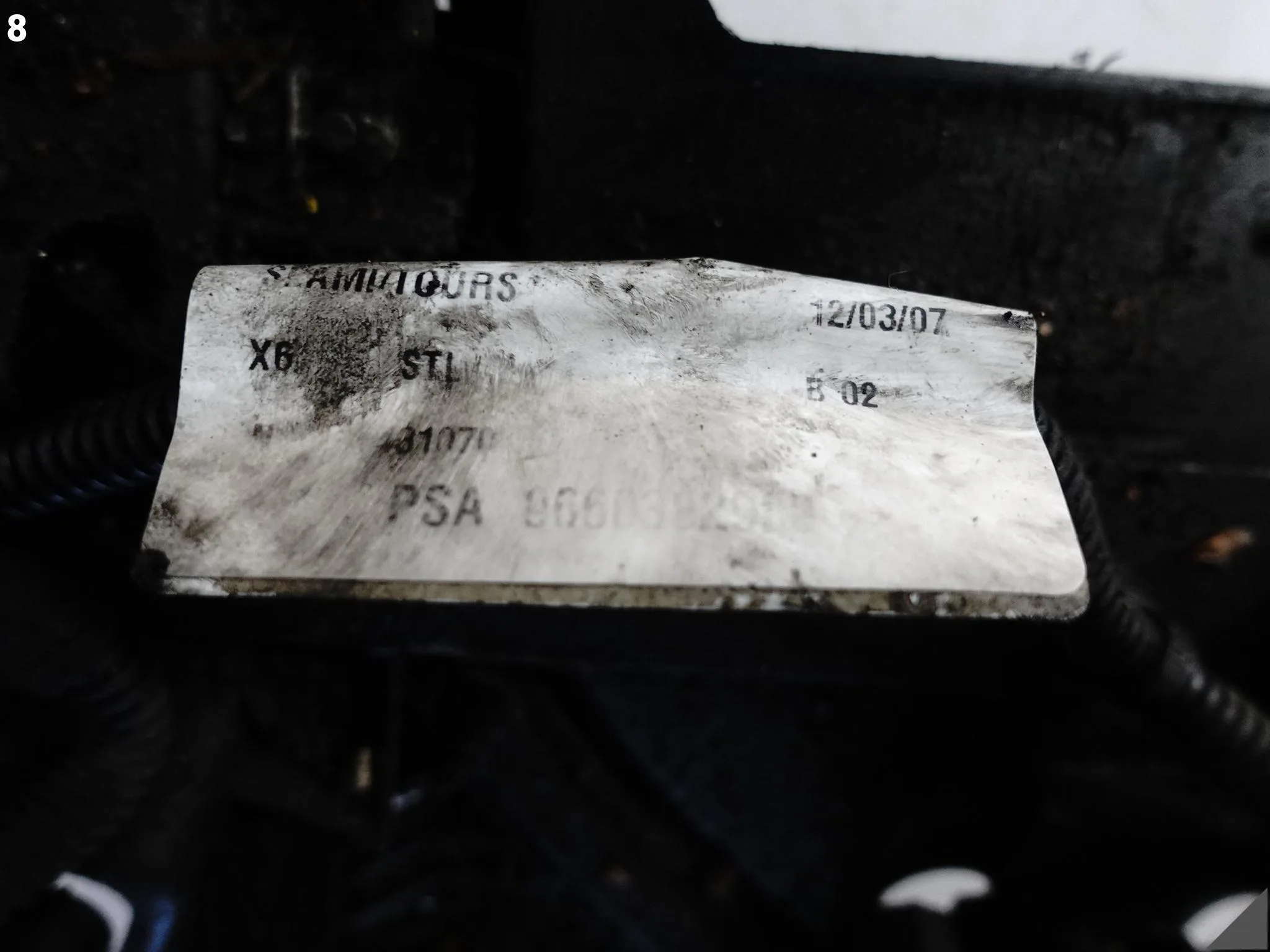 CITROEN C6 05-12 NADKOLE PRZEDNIA CZĘŚĆ PRAWE PRZÓD + CZUJNIKI ZMIANY PASA 2fcc2691e6198089654171073238d831