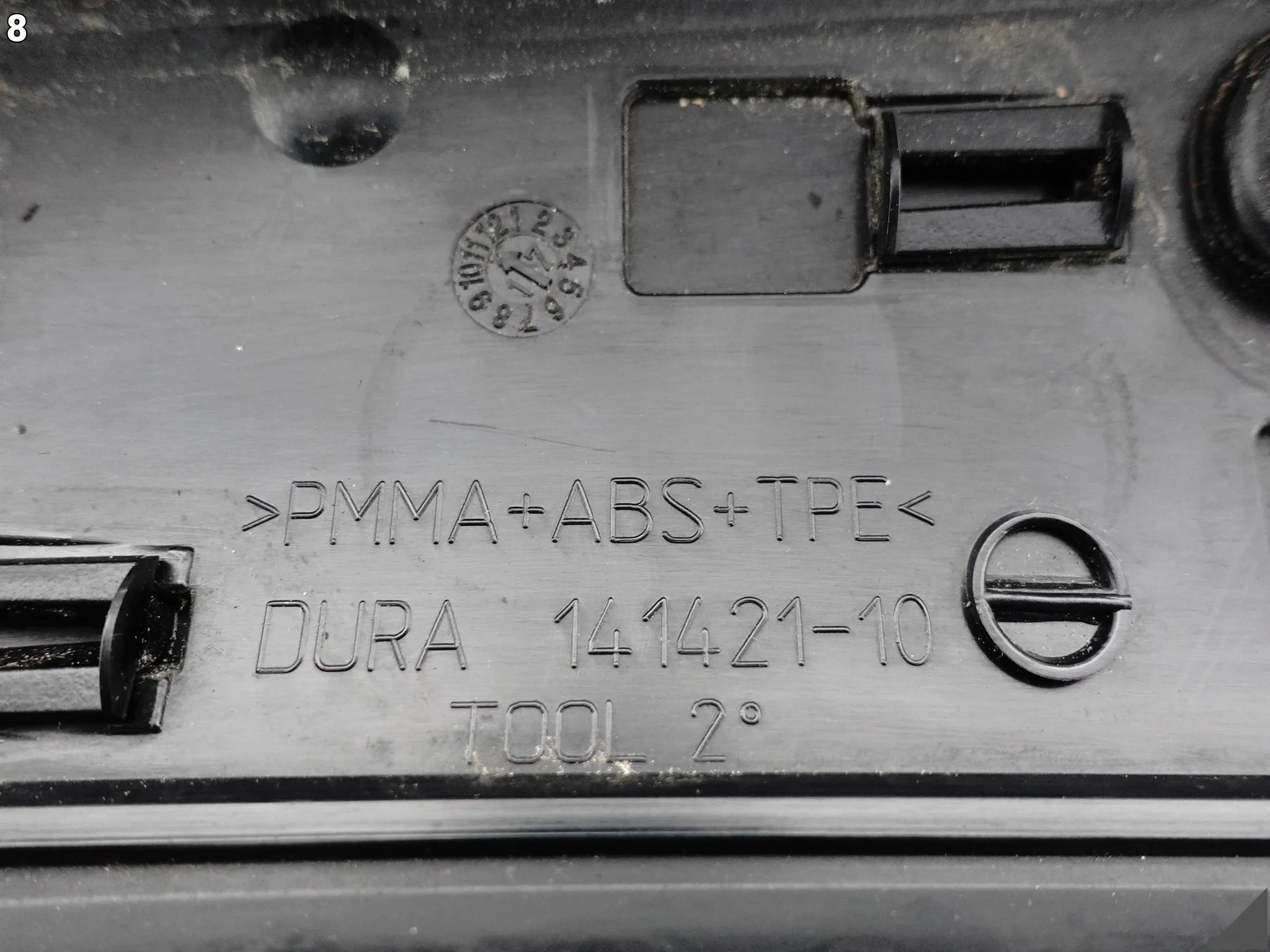 MINI COOPER F55 LIFT LCI 13-24 ZEWNĘTRZNA LISTWA OSŁONA SŁUPEK A PRAWA a982d37ddd0e2dca8d84349eea882ad2