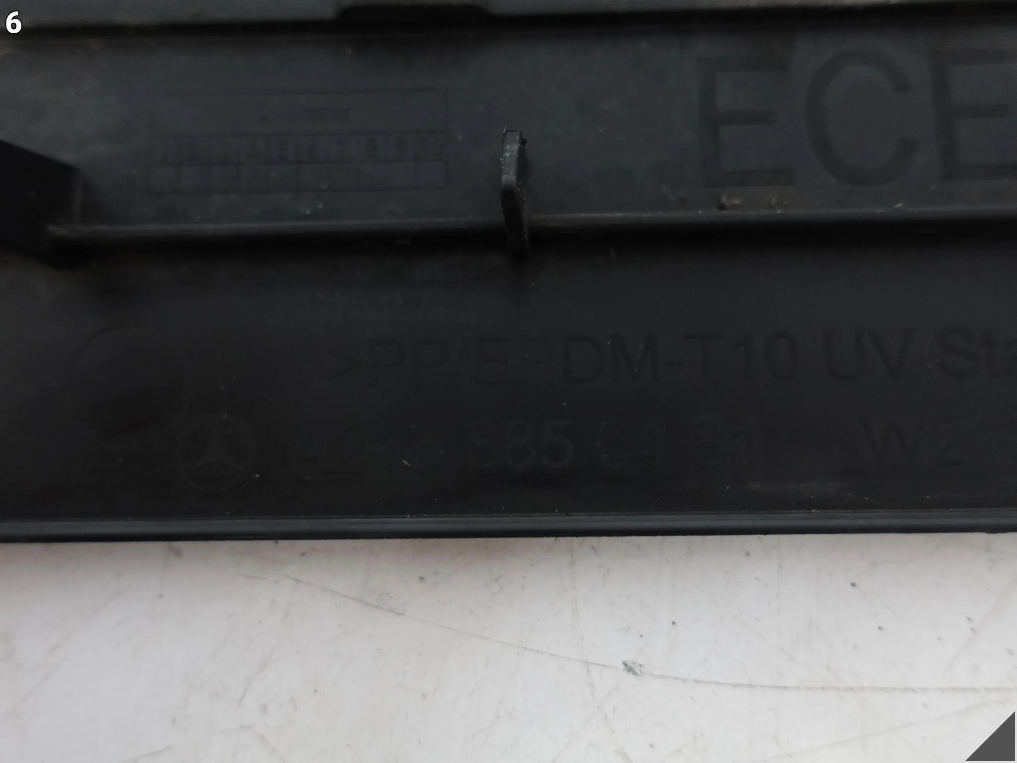 MERCEDES E-KLASA W213 C238 A238 16-20 UCHWYT TABLICY REJESTRACYJNEJ PRZÓD 1a519211f39846535fda9c3a58897879