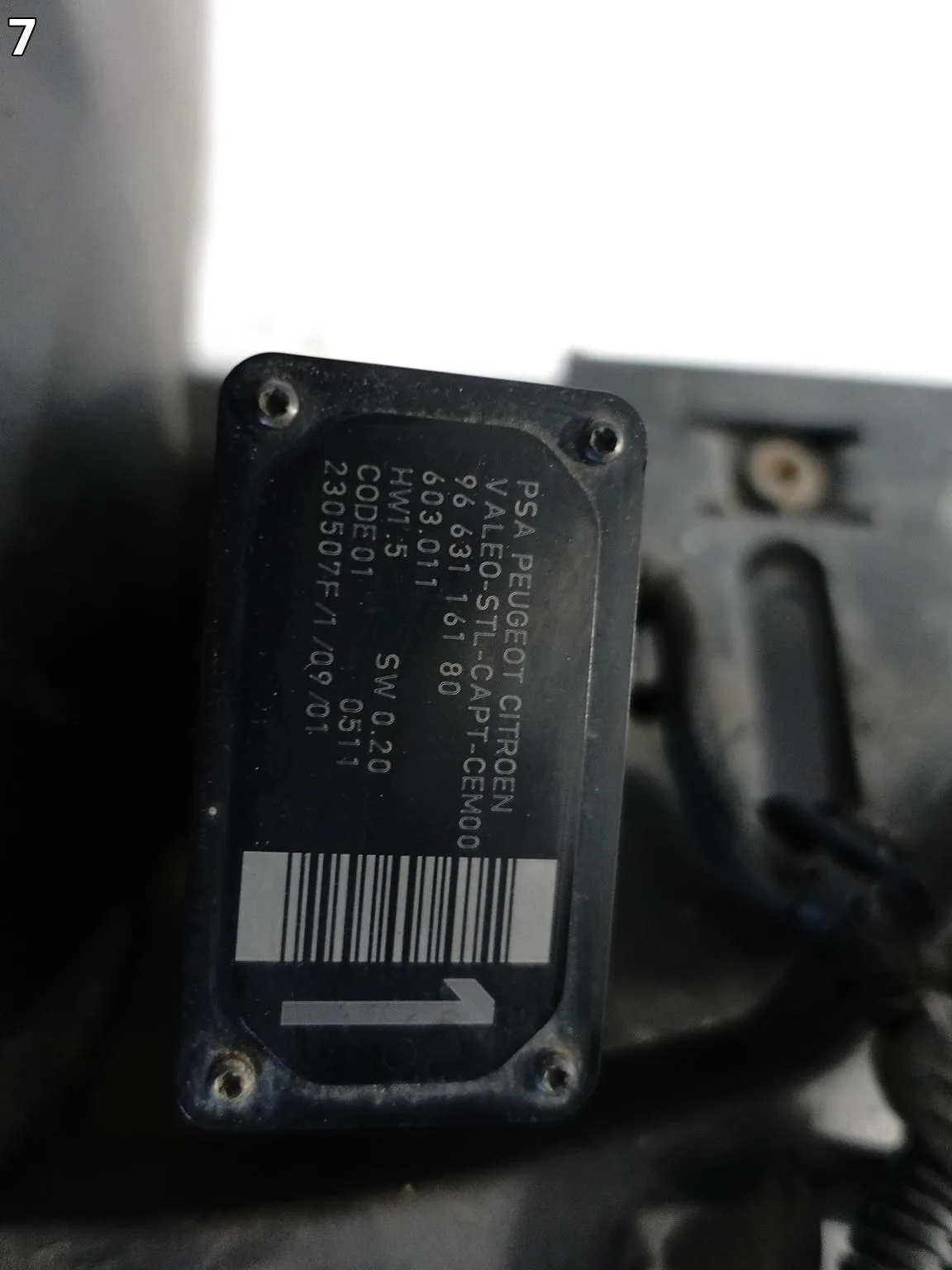 CITROEN C6 05-12 NADKOLE PRZEDNIA CZĘŚĆ LEWE PRZÓD + CZUJNIKI ZMIANY PASA 77972b09960769196b7e4b81257243ab