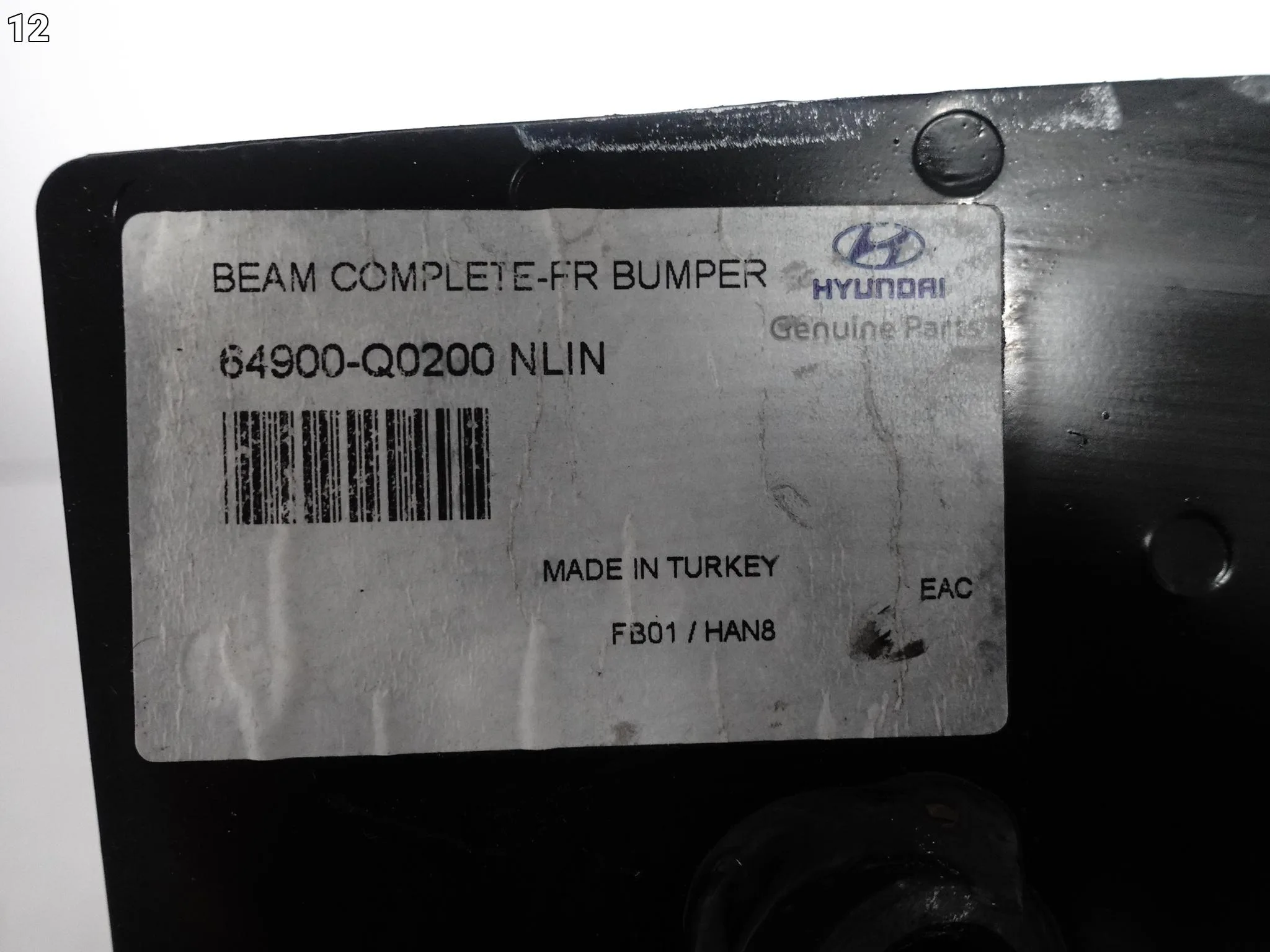 HYUNDAI I20 III 3 BC3 N 20- LIFT BELKA WSPORNIK W ZDERZAK PRZÓD d4580857f7a12e01249234ef7b326a1f