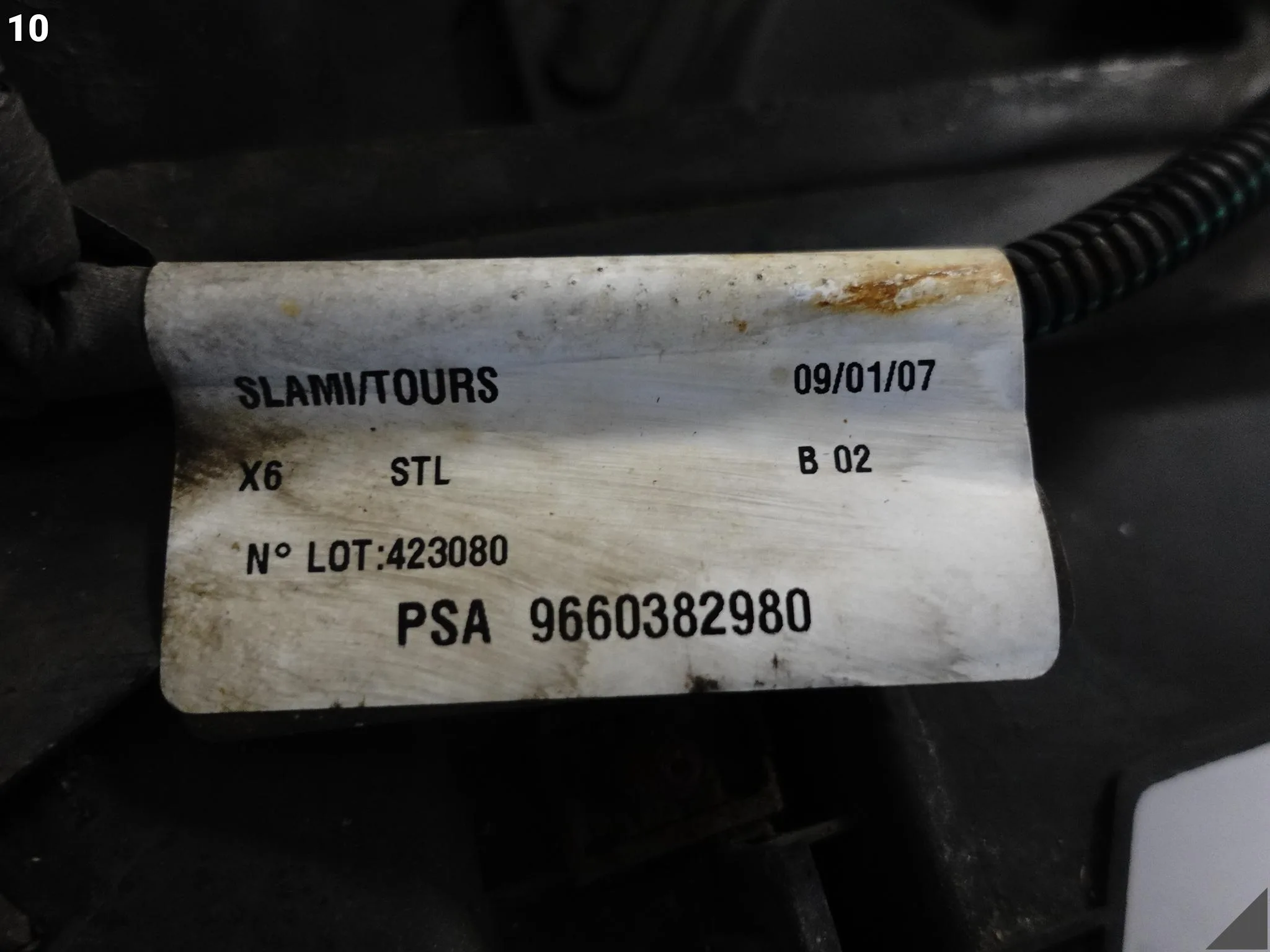 CITROEN C6 05-12 NADKOLE PRZEDNIA CZĘŚĆ LEWE PRZÓD + CZUJNIKI ZMIANY PASA ca1dbfe82c2c1a5a48fc4a3ca4993a31