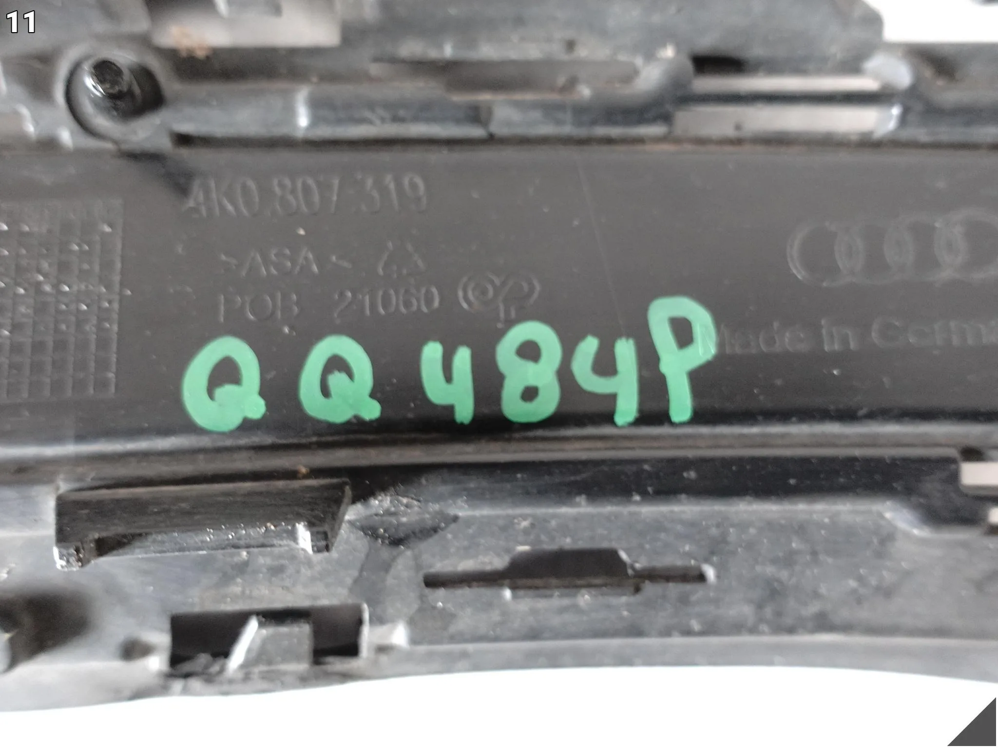 AUDI A6 S6 C8 4K0 18-25 KRATKA OSŁONA ZAŚLEPKA WYDECHU W ZDERZAK TYŁ LEWY e5c22b7bb69fbc8a3b76b09934c3aa9b