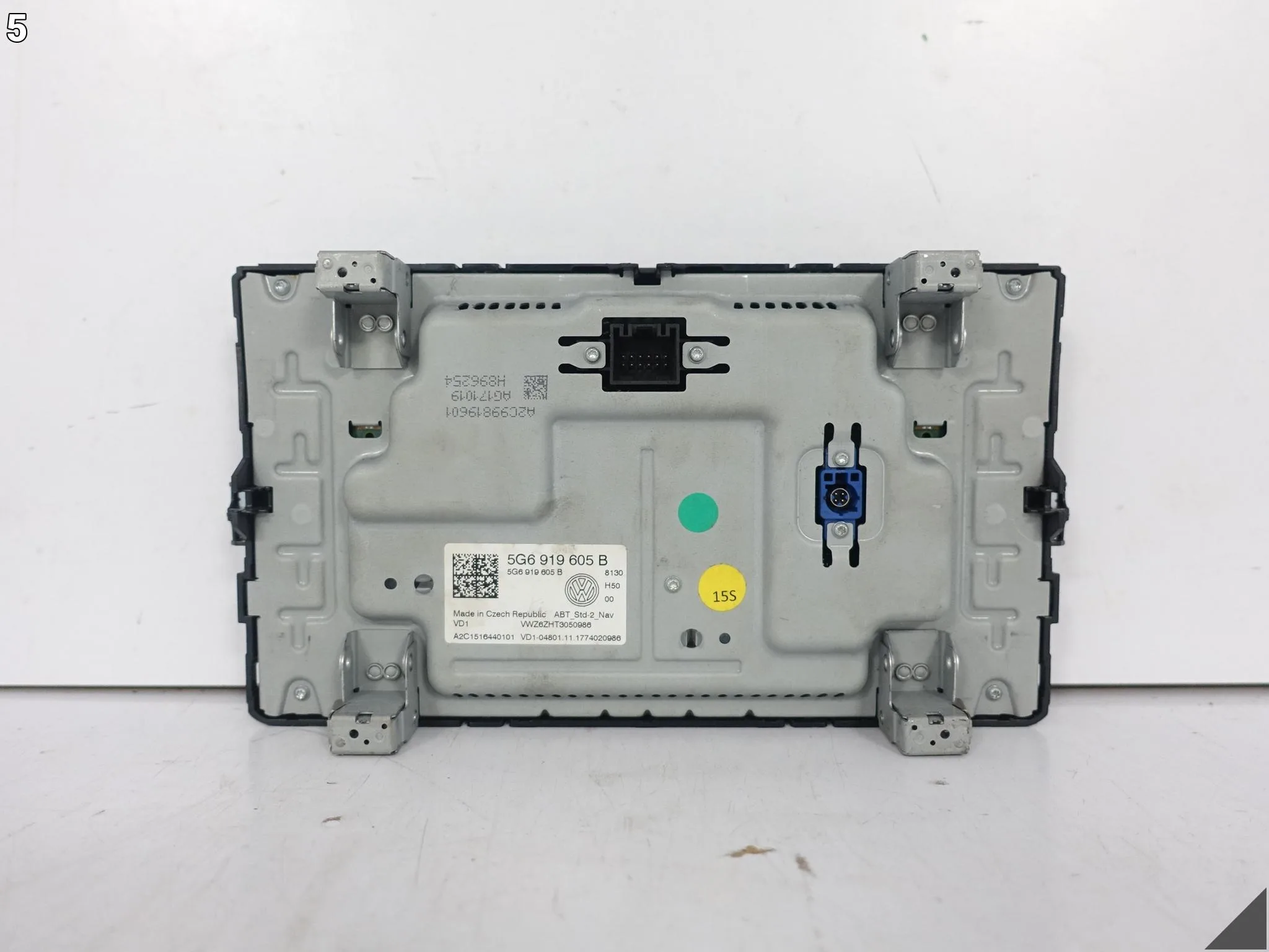 VW GOLF 7 VII 5G0 5G6 TIGUAN 5NA PASSAT B8 3G0 MONITOR WYŚWIETLACZ LCD 45d0b7845d77496b7702f527b30865ae