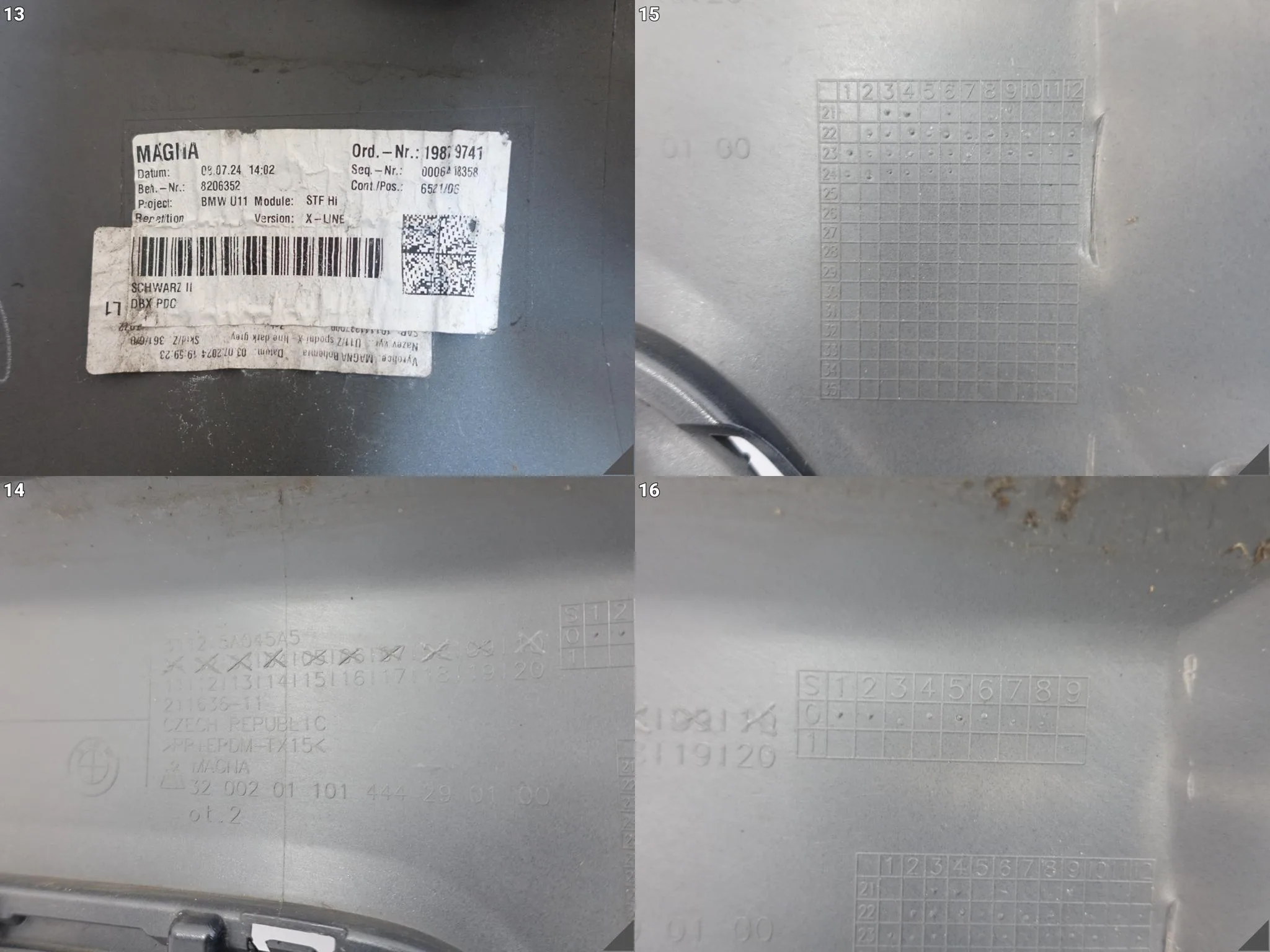 BMW X1 U11 BASIC / ZWYKŁY / X-LINE 22- SPOILER W ZDERZAK PRZÓD (POD PDC) 953b28d828f32089df6125c951e47b25