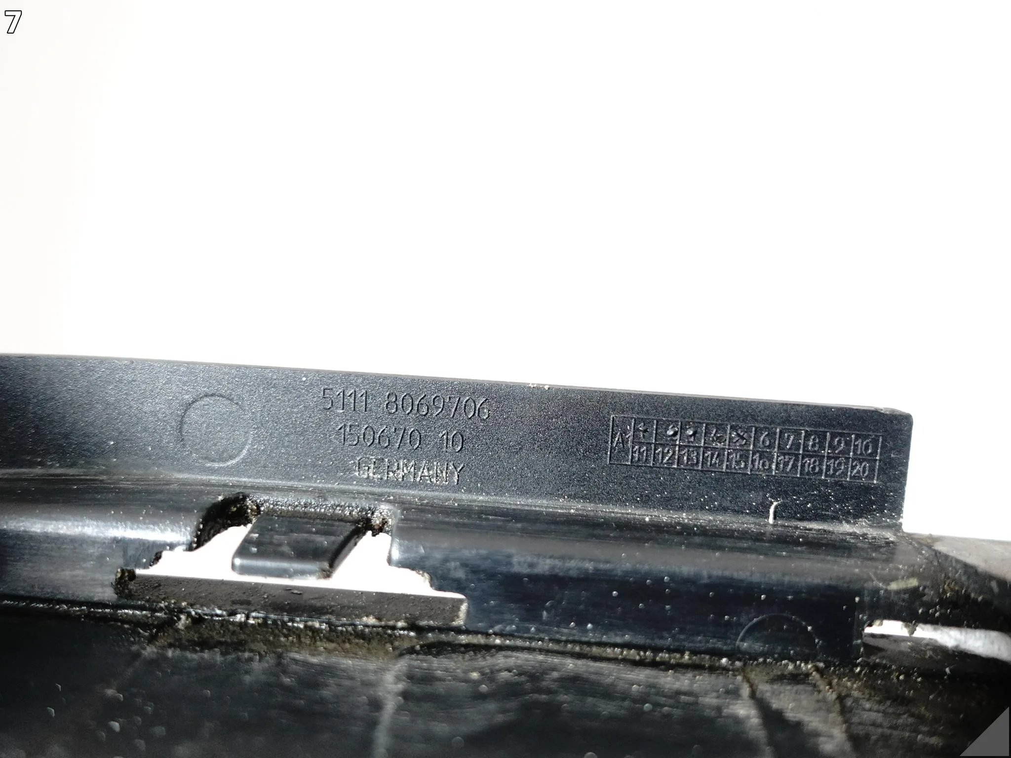 BMW 6 G32 GT M-PAKIET 17-20 KRATKA ŚRODKOWA ATRAPA ACC WLOT ZDERZAK PRZÓD a75beeda1cbcb88b8265d06d85cd0086