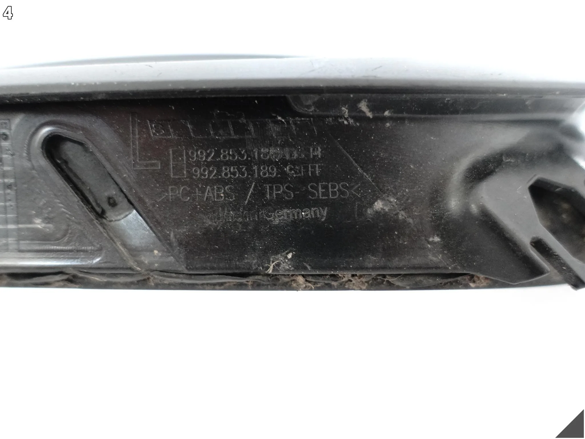 PORSCHE 911 992 TURBO 19- WLOT RAMKA KIEROWNICA POWIETRZA BŁOTNIK LEWY TYŁ 950e3be1b5f42f1751479c7661de0088