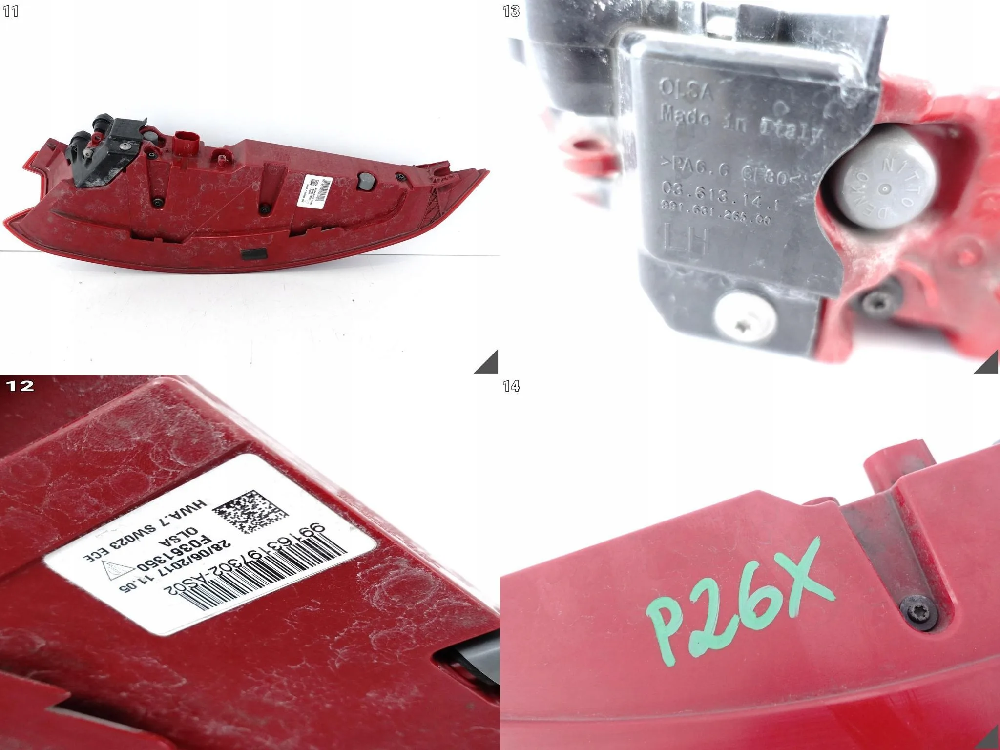 PORSCHE 991 LIFT TURBO / GT3 MK2 16-19 LAMPA LED LEWA TYŁ EUROPA CIEMNA a89abf35ab62ac663bf61b97b70b1c26