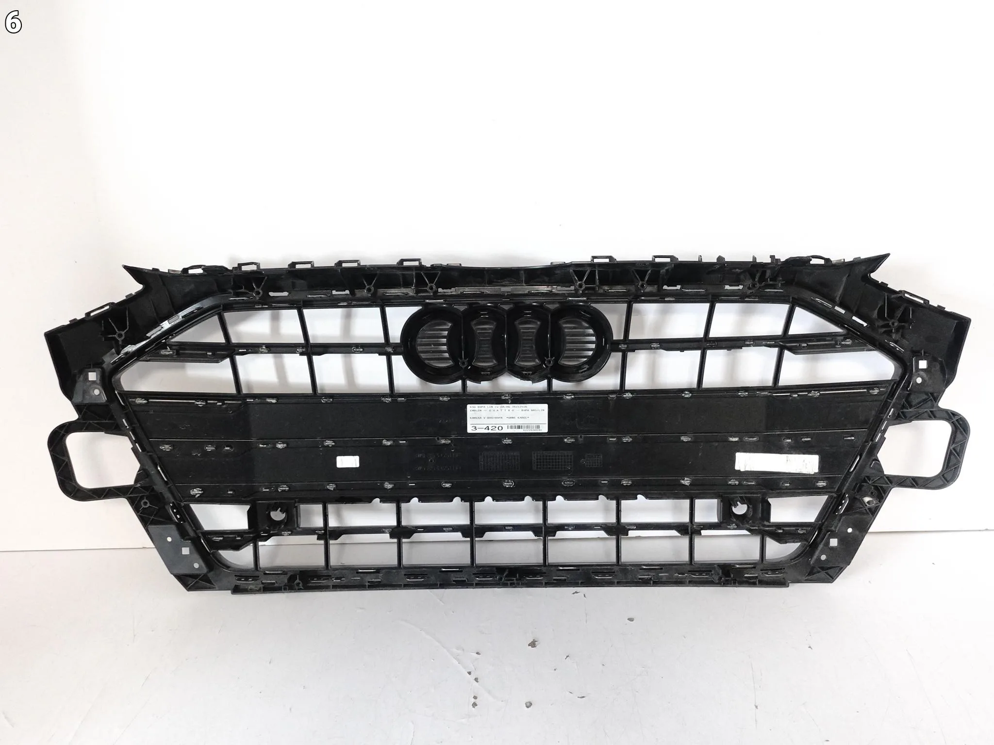 AUDI A4 B9 8W0 LIFT 19-24 ZWYKŁY / BASIS GRILL ATRAPA W ZDERZAK PRZÓD PDC 6a8c552d53e2f314007b0c2c55caac1c