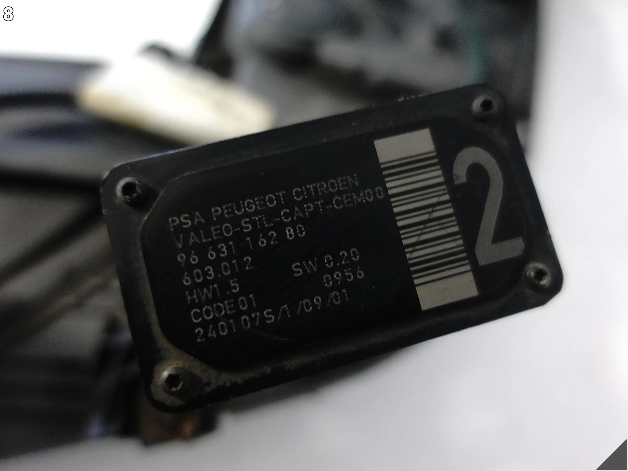 CITROEN C6 05-12 NADKOLE PRZEDNIA CZĘŚĆ LEWE PRZÓD + CZUJNIKI ZMIANY PASA d883ccd163c8073765604c3b6590f544