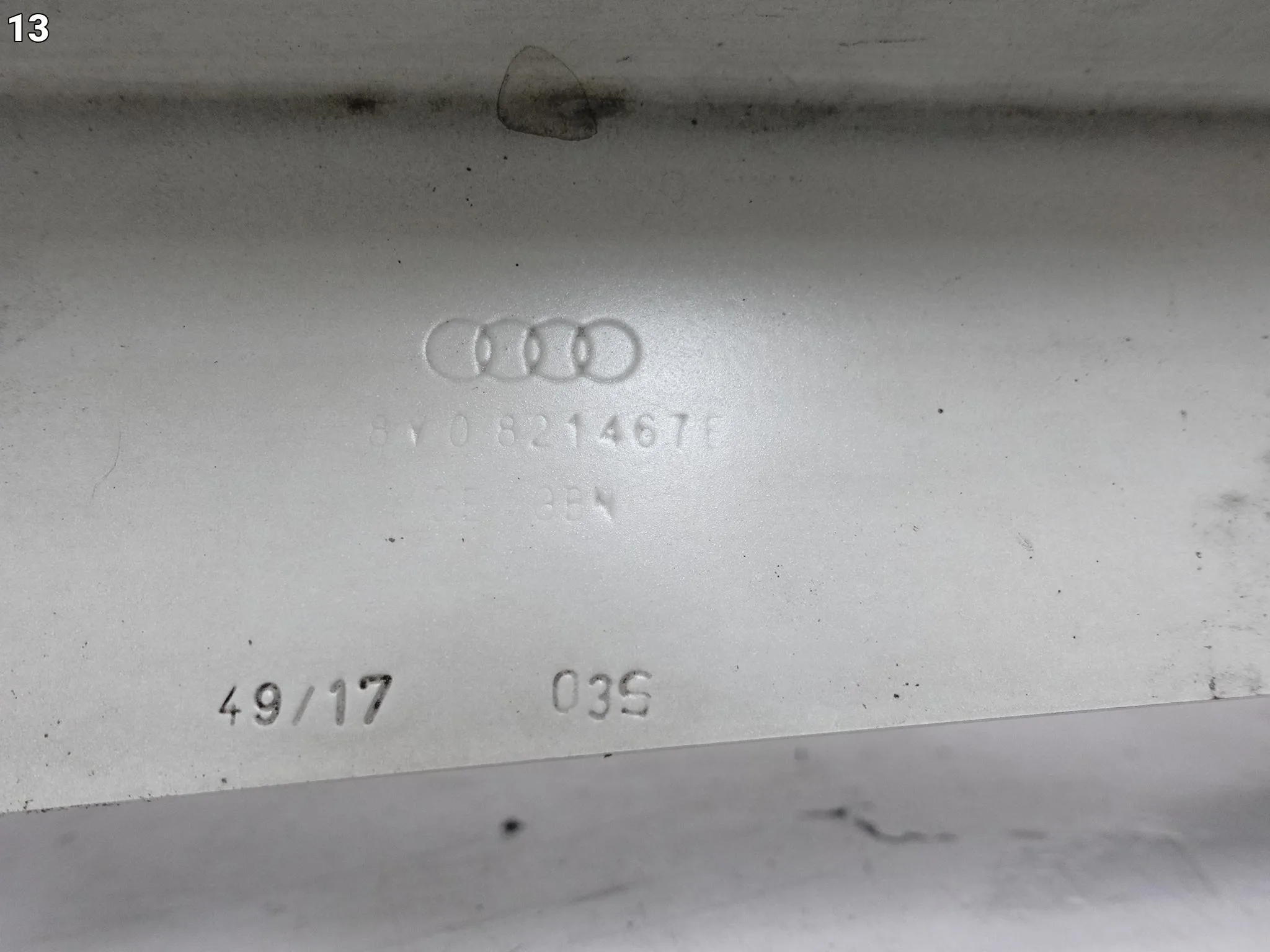 AUDI A3 S3 8V0 8V3 8V4 SPORTBACK 12-20 LIFT BŁOTNIK FENDER LEWY PRZÓD b2c802900bc5a5d12537a0fe70f61c1f