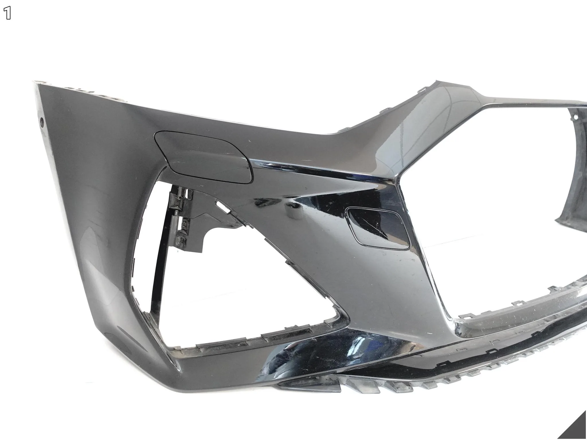 AUDI RS7 4K8 RS6 4K0 C8 20- ZDERZAK BUMPER PRZÓD (SPRYSKI/PDC) + ZAŚLEPKI 48a036f8e94403813704708e14a984fb