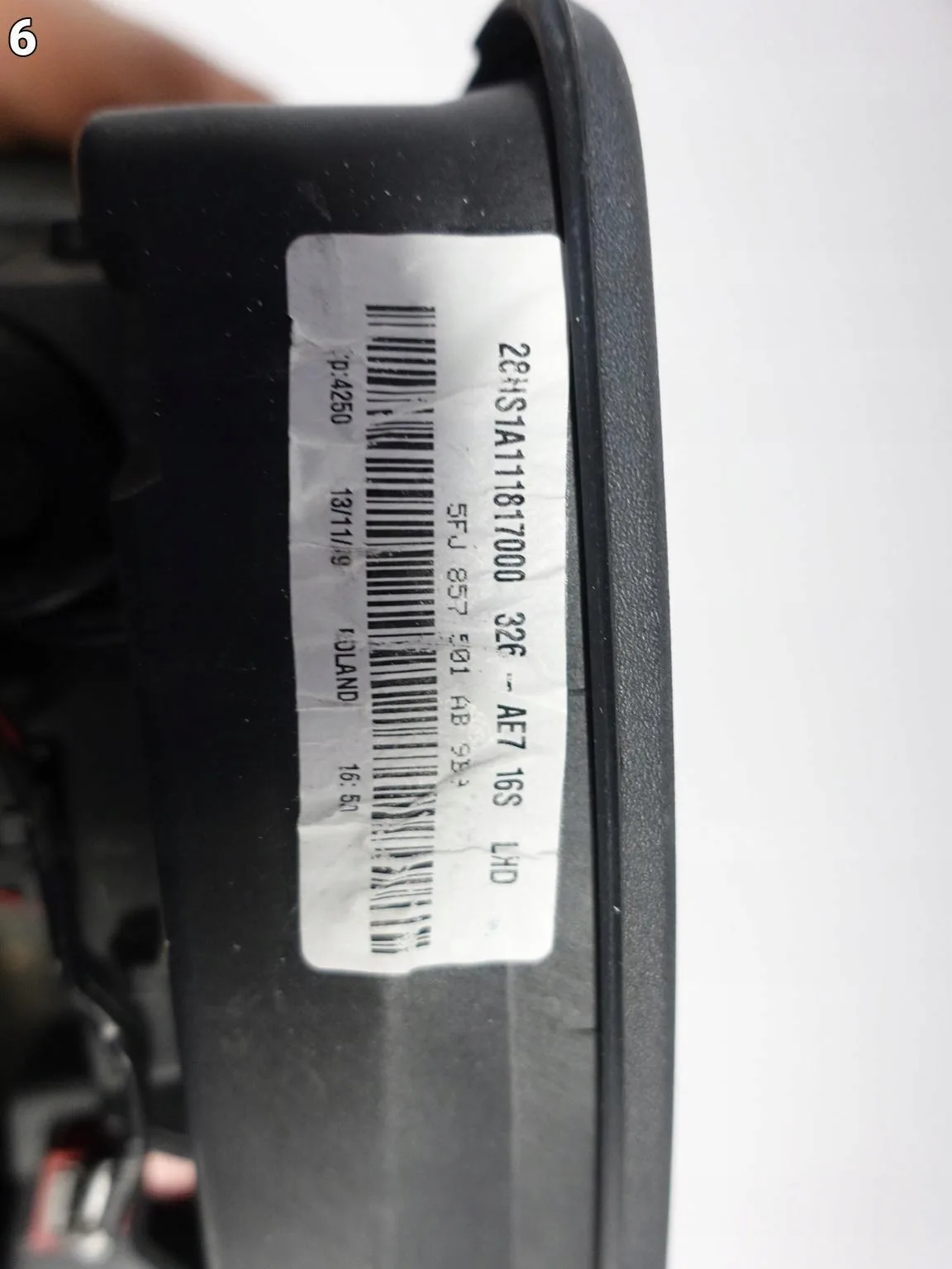 SEAT TARRACO 5FJ LUSTERKO LEWE ZEWNĘTRZNE STELAŻ 9 PIN EU e6921f72f7b932e0a6951c8b8d244074