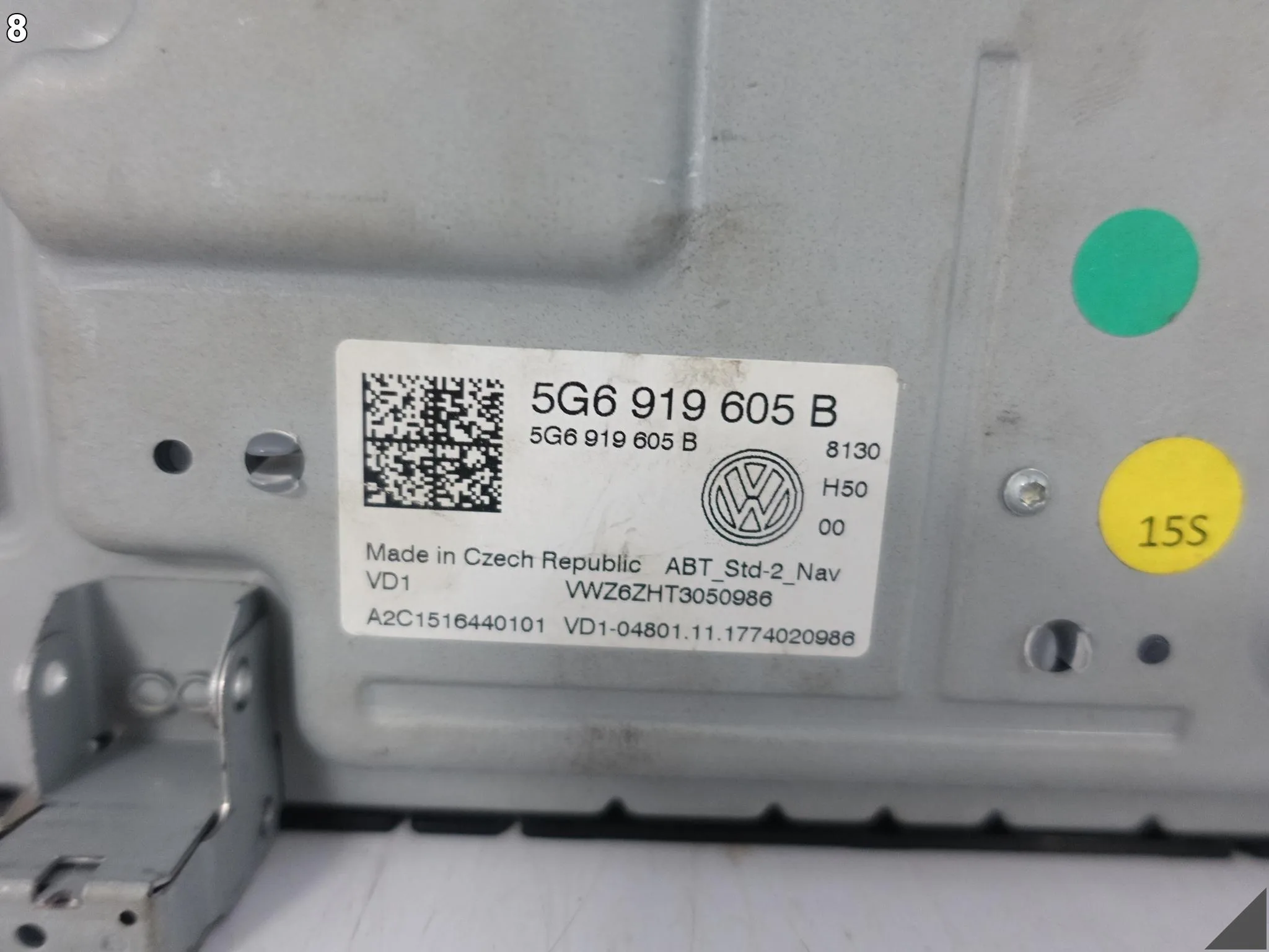 VW GOLF 7 VII 5G0 5G6 TIGUAN 5NA PASSAT B8 3G0 MONITOR WYŚWIETLACZ LCD 9f73a2811d873144e16e08a7b882792a