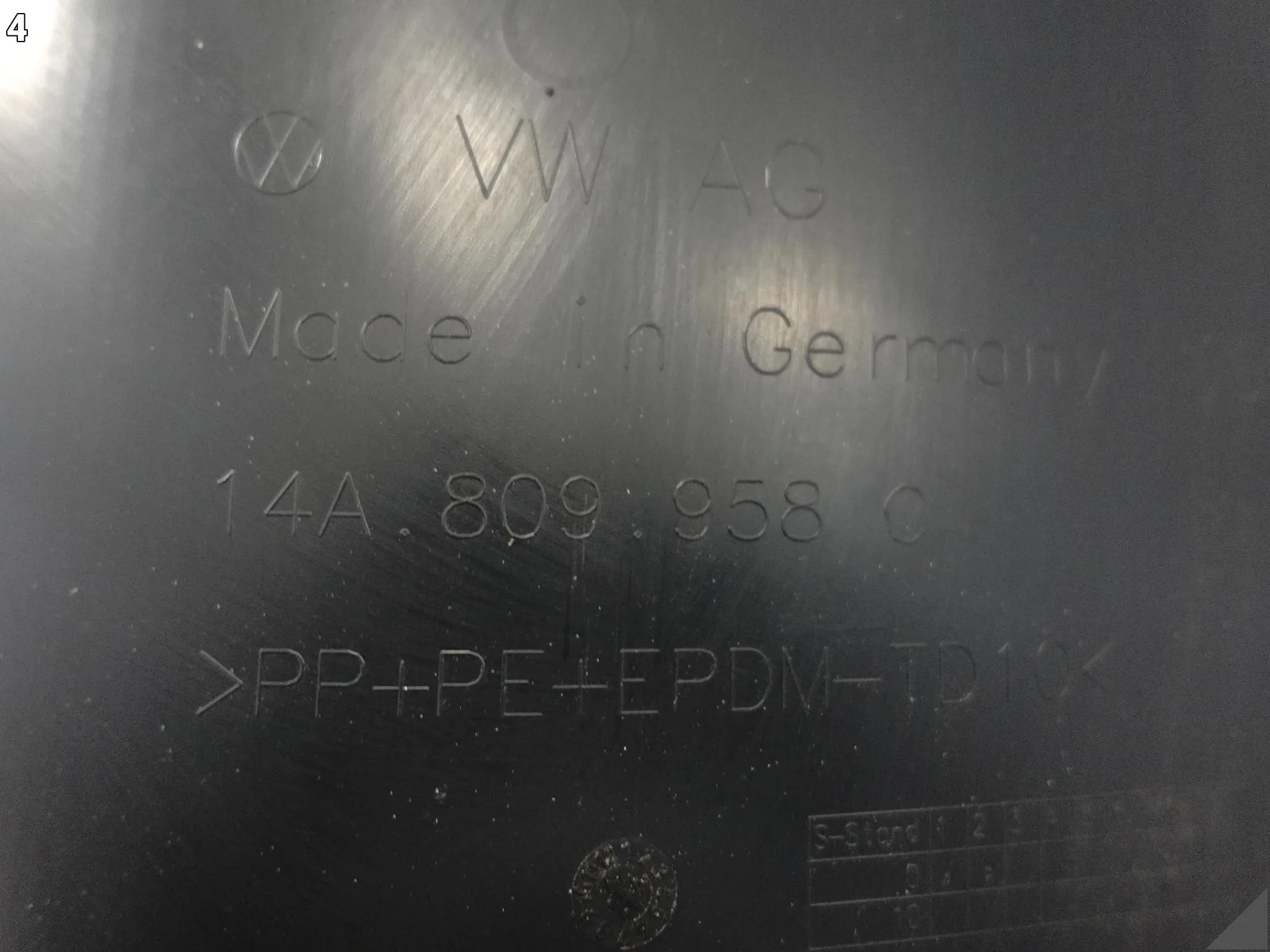 VW ID7 ID.7 14A 23- NADKOLE POSZYCIE WNĘKI KOŁA OSŁONA PRAWE PRZÓD fdbd0ccb6006f972968412368c9ef990