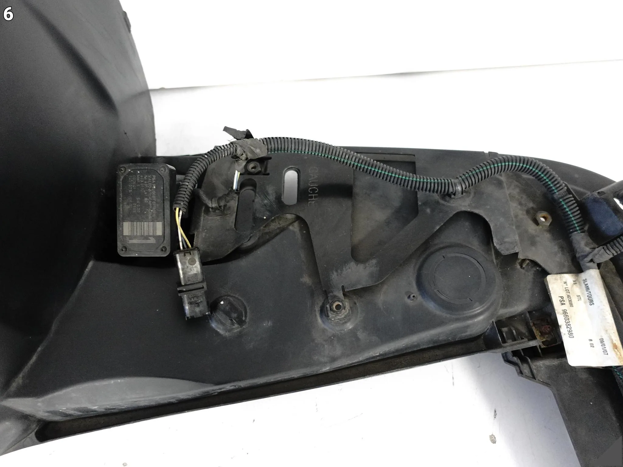CITROEN C6 05-12 NADKOLE PRZEDNIA CZĘŚĆ LEWE PRZÓD + CZUJNIKI ZMIANY PASA 40b9d8953627d0294d0313aee9e5535b