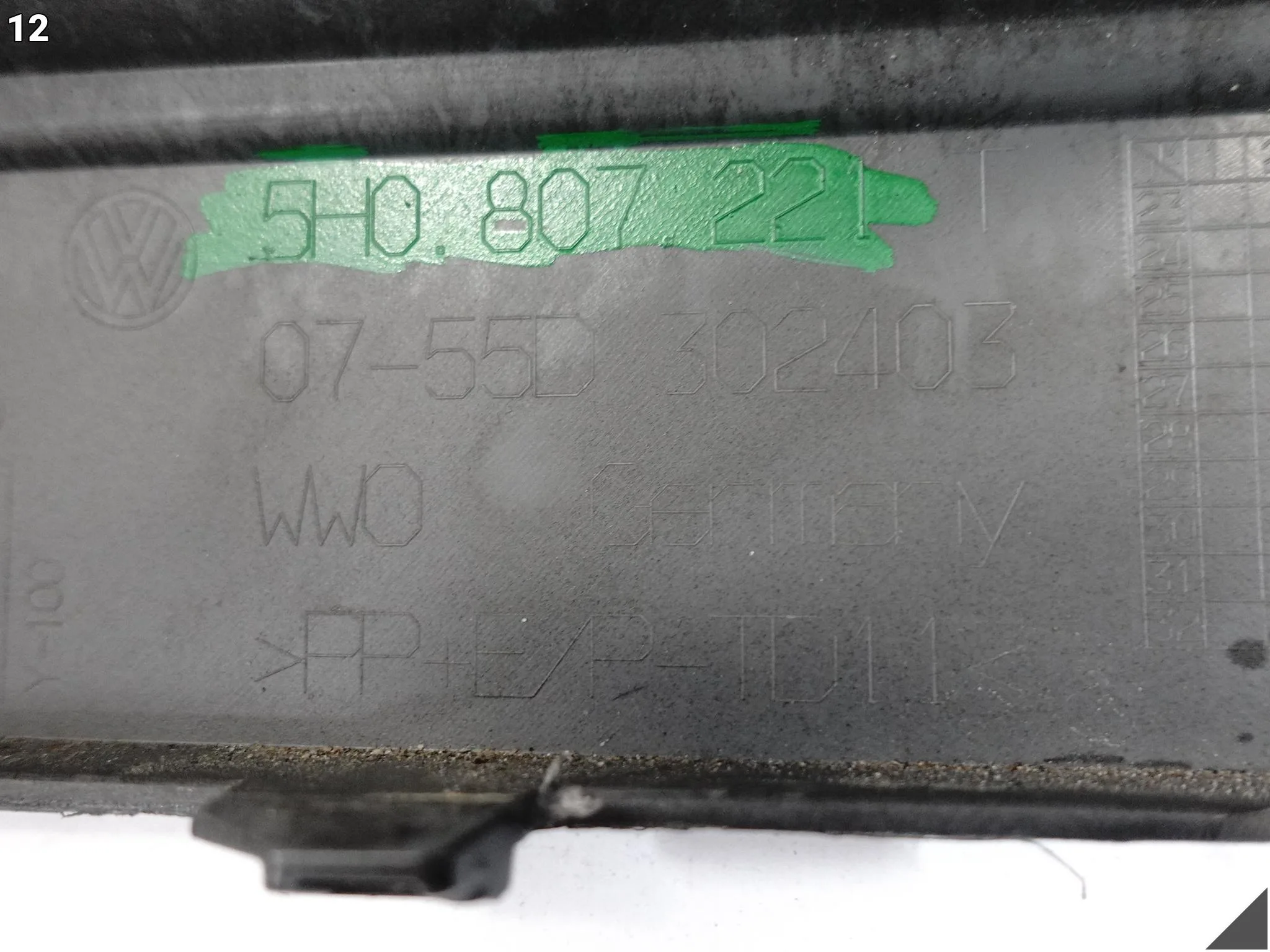 VW GOLF VIII 8 5H0 LIFT 24- ZDERZAK BUMPER PRZÓD (4xPDC) 5H0807221T 85147cc337422746851d6e50289b4f61