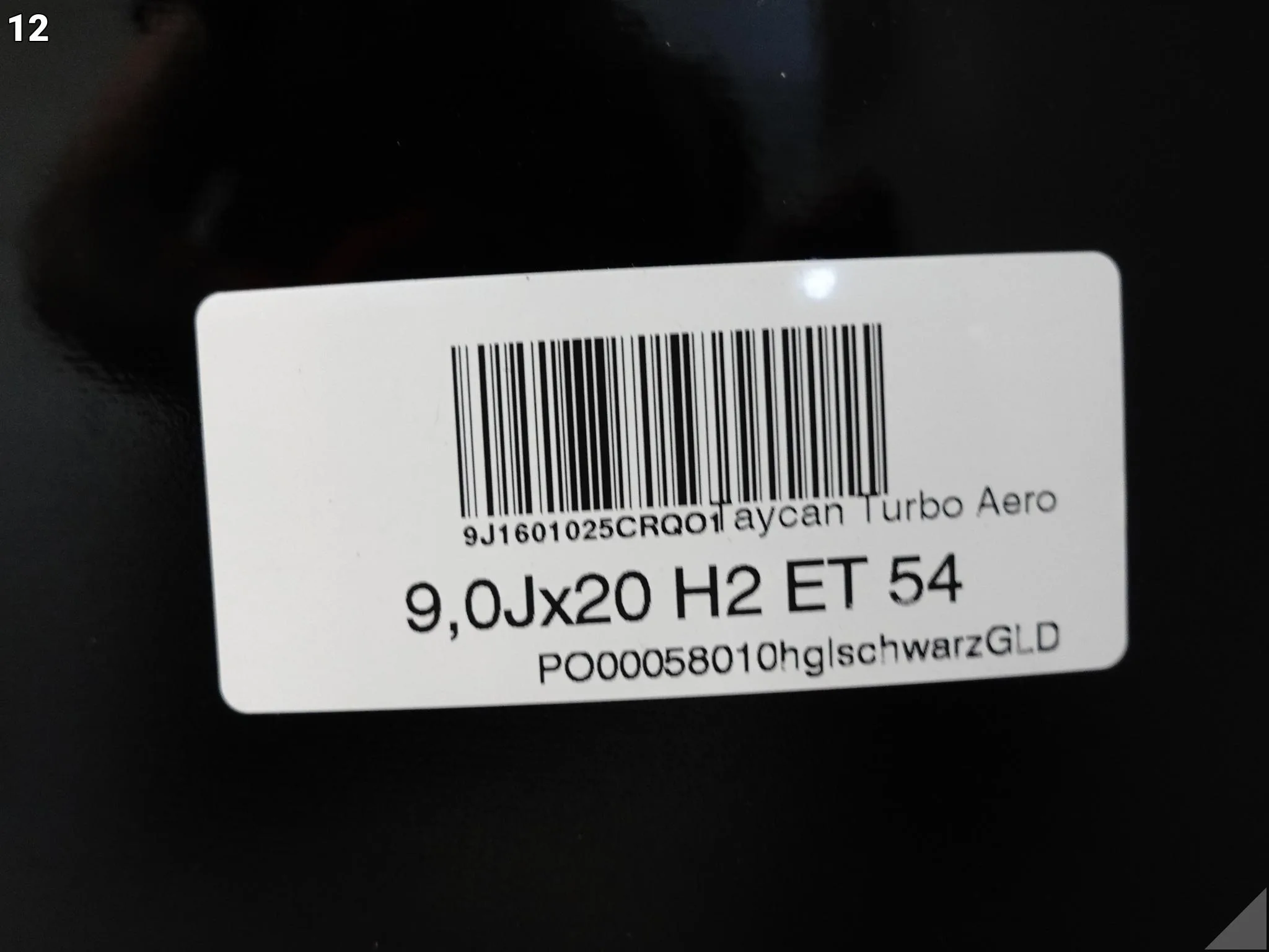 PORSCHE TAYCAN 9J1 TURBO AERO FELGA ALUFELGA 9,0Jx20 ET54 5×130 QO1 6fd3f348e09ab6e2412005d300076f1c