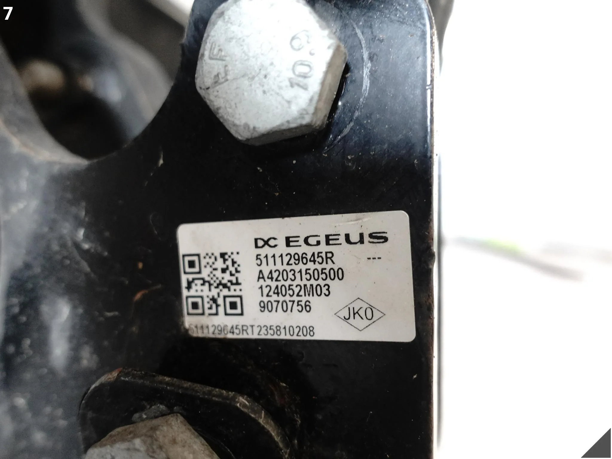 RENAULT KANGOO III MERCEDES CITAN W420 II 21- HAK HOLOWNICZY BELKA TYŁ 3e8e986295faf874eb80662b2302906b
