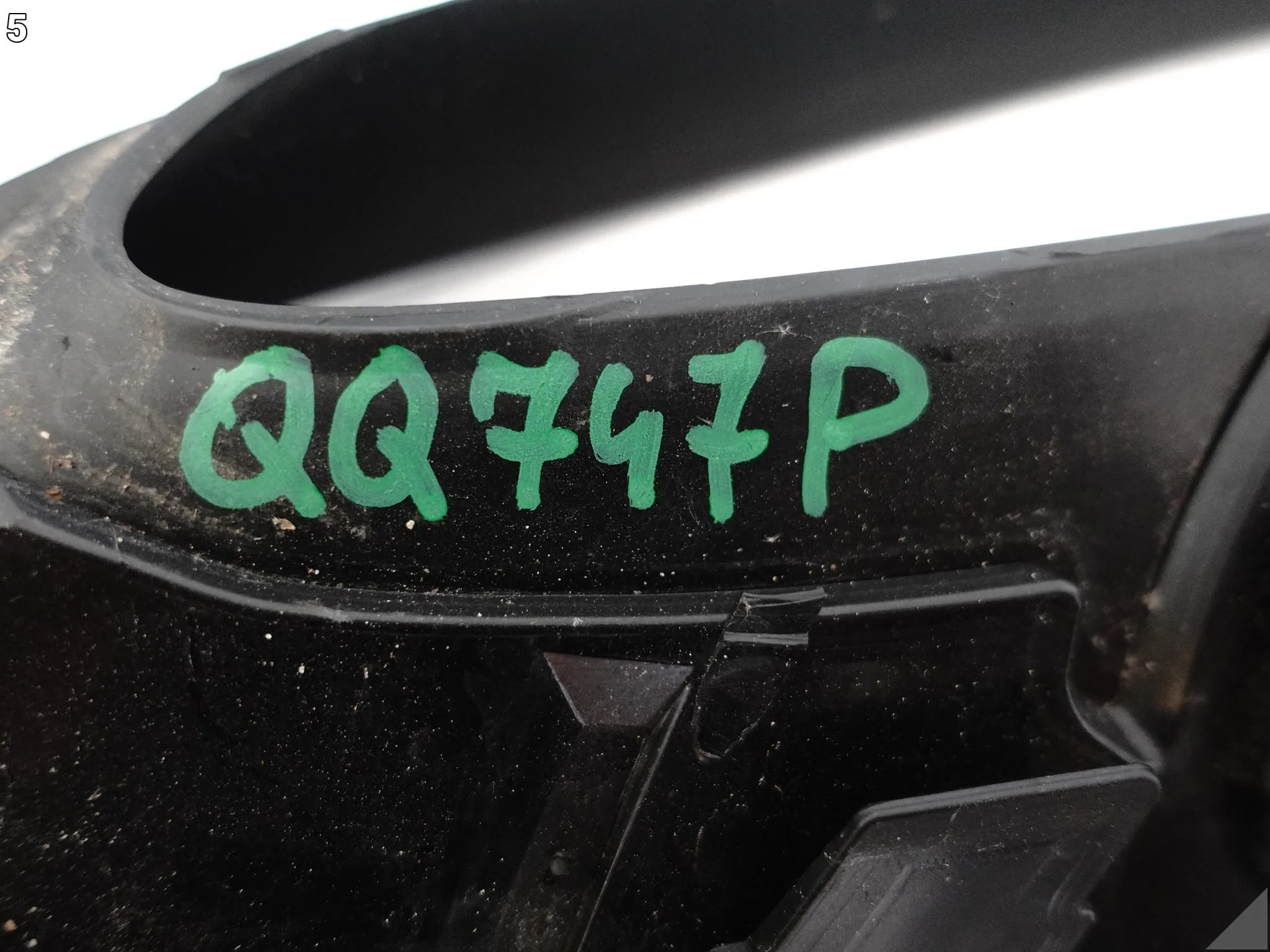 PORSCHE 911 992 TURBO 19- WLOT RAMKA KIEROWNICA POWIETRZA BŁOTNIK LEWY TYŁ 5b47427122296eeabb05b19832959e9e