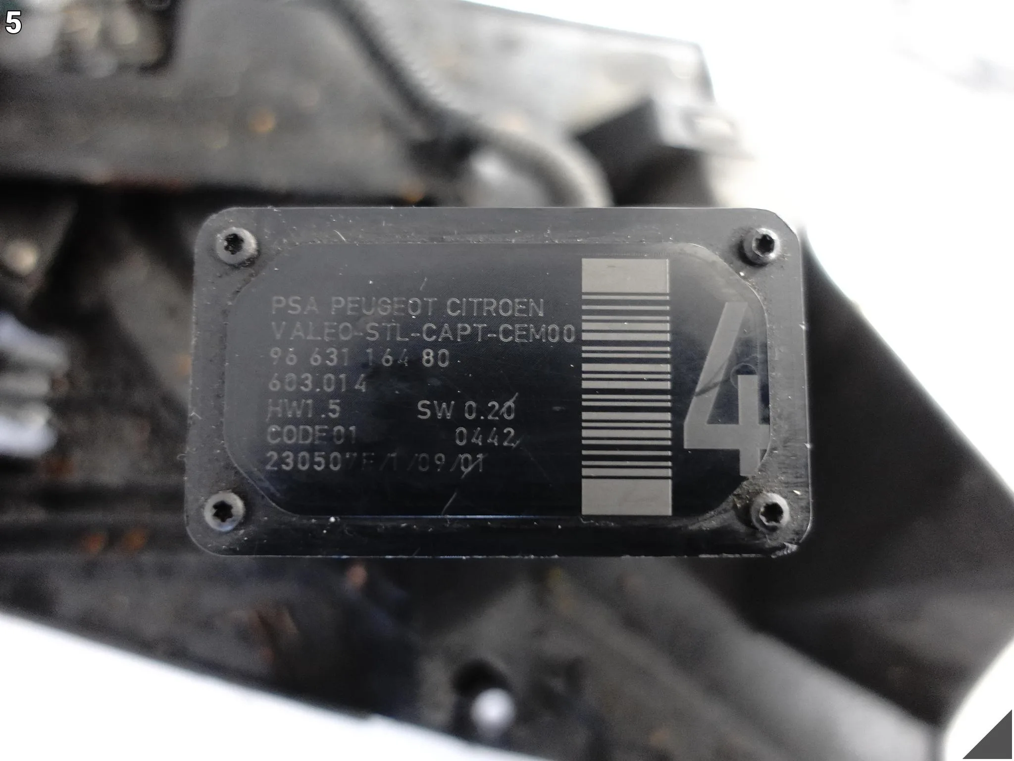 CITROEN C6 05-12 NADKOLE PRZEDNIA CZĘŚĆ PRAWE PRZÓD + CZUJNIKI ZMIANY PASA d9671c8c8c76e6bd98e6e80c18ba0907