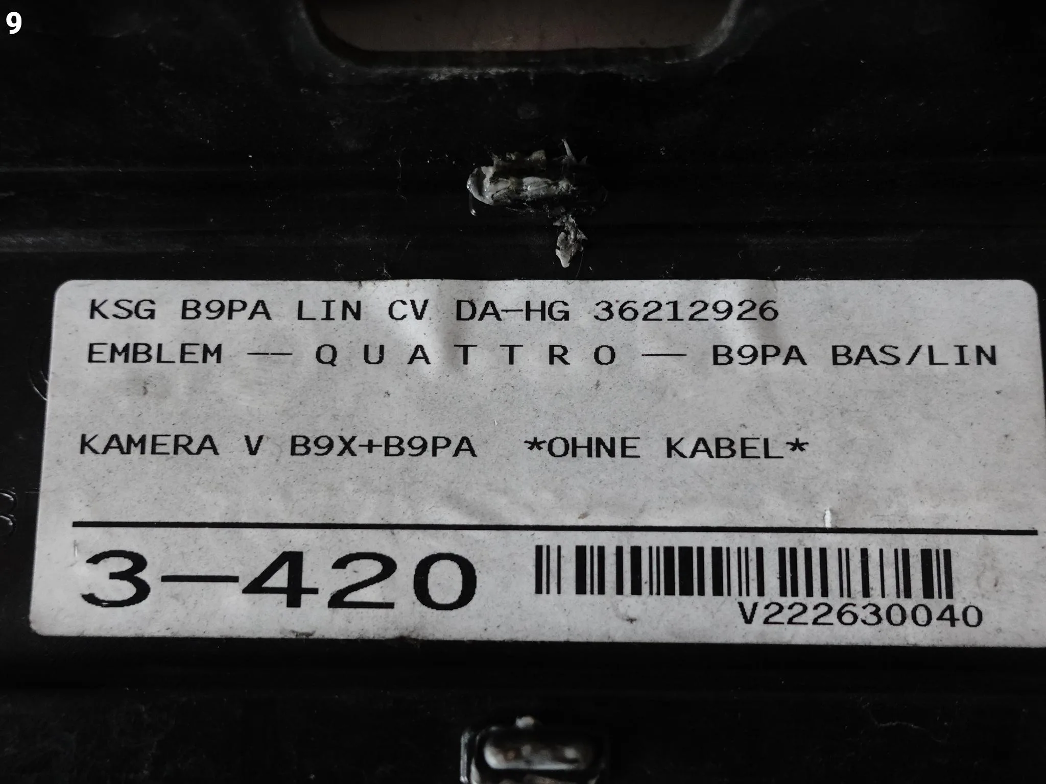 AUDI A4 B9 8W0 LIFT 19-24 ZWYKŁY / BASIS GRILL ATRAPA W ZDERZAK PRZÓD PDC d918243151ef9d291b7c9083490c8206