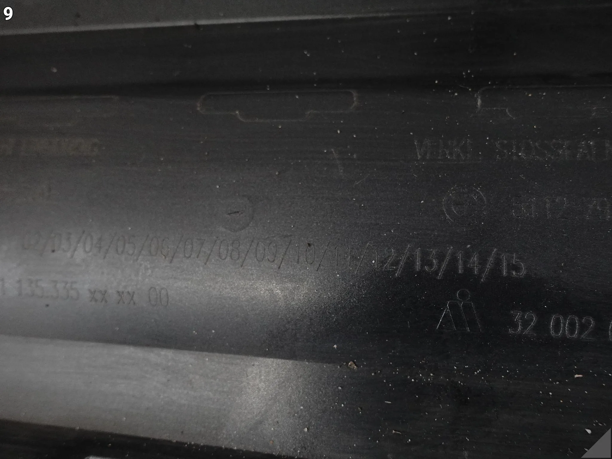 BMW X1 F48 ZWYKŁY BASIC 19-22 LCI LIFT SPOILER DYFUZOR W ZDERZAK TYŁ 145286bc13e2312a10cbe96ed9bbe15c
