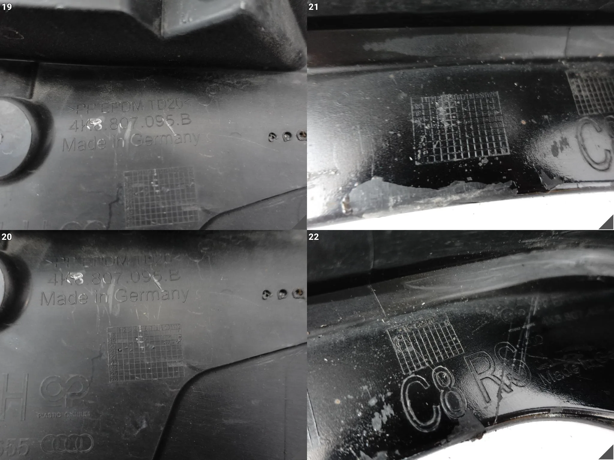 AUDI RS7 4K8 RS6 4K0 C8 20- ZDERZAK BUMPER PRZÓD (SPRYSKI/PDC) + ZAŚLEPKI 32a58e57286b6b2eccedda3eeacf2e95