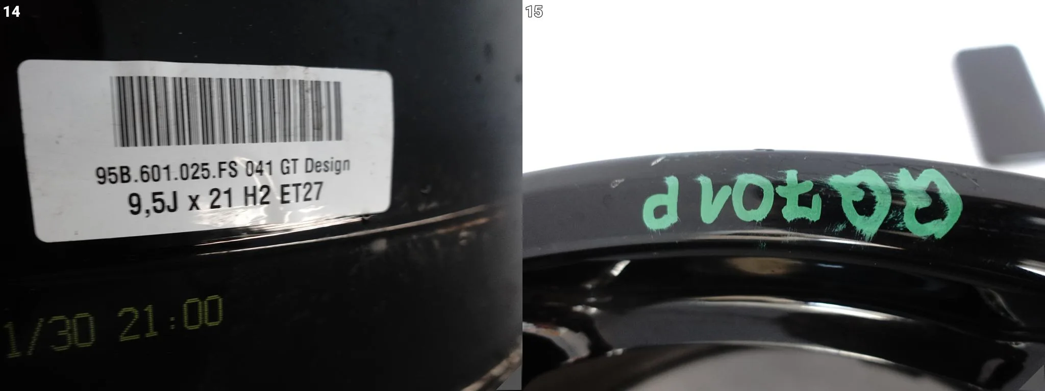 PORSCHE MACAN 95B GT DESIGN FELGA + CZUJNIK TPMS 9,5Jx21 ET27 5×112 041 7f43fb0af70dd4912ddeb45441394fa0