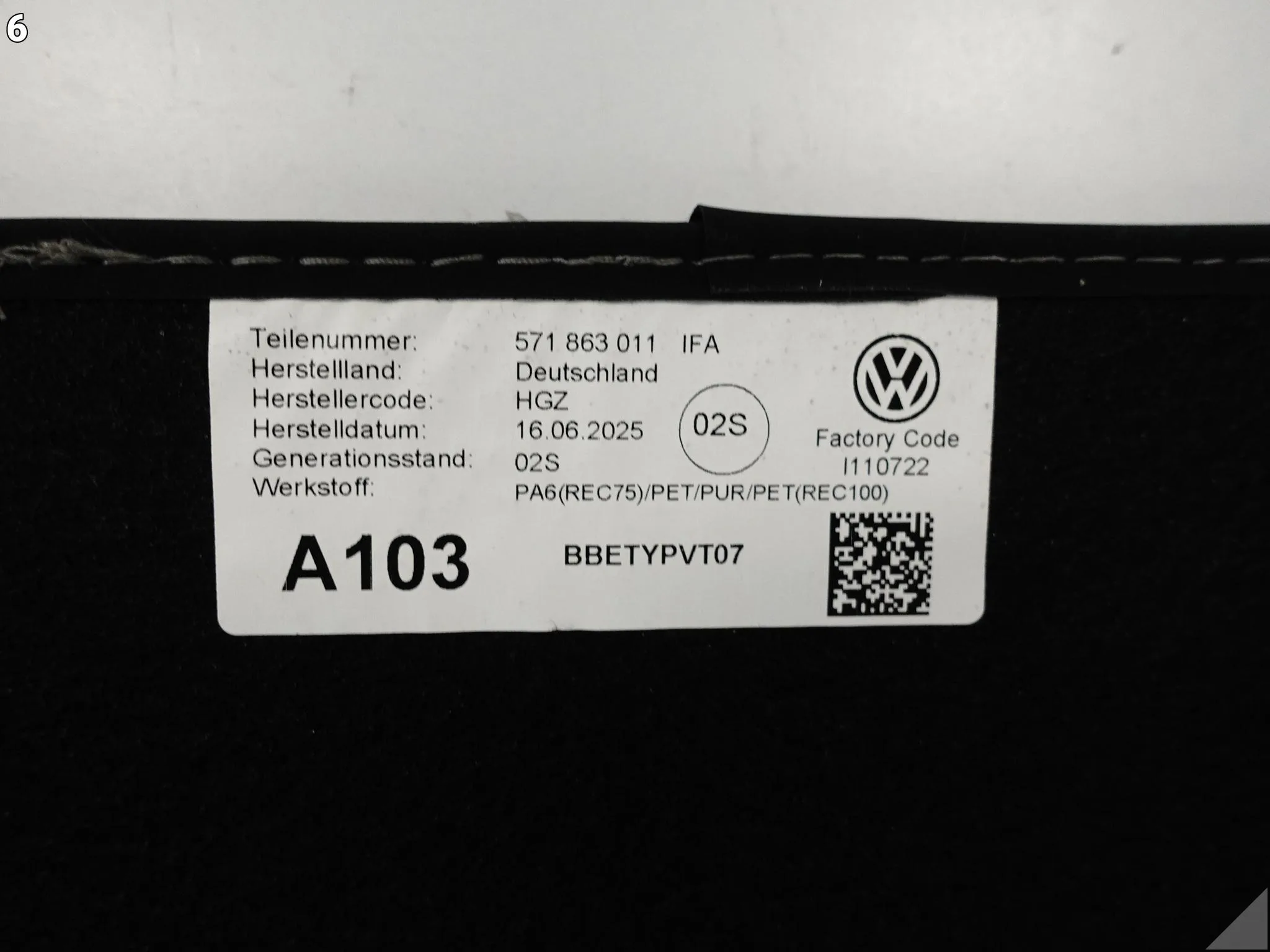 VW TIGUAN CT1 III 571 24- DYWANIKI WELUROWE PRZÓD LEWY TYŁ L=R IFA 462cdb4234470486c1c3500b9abbe520