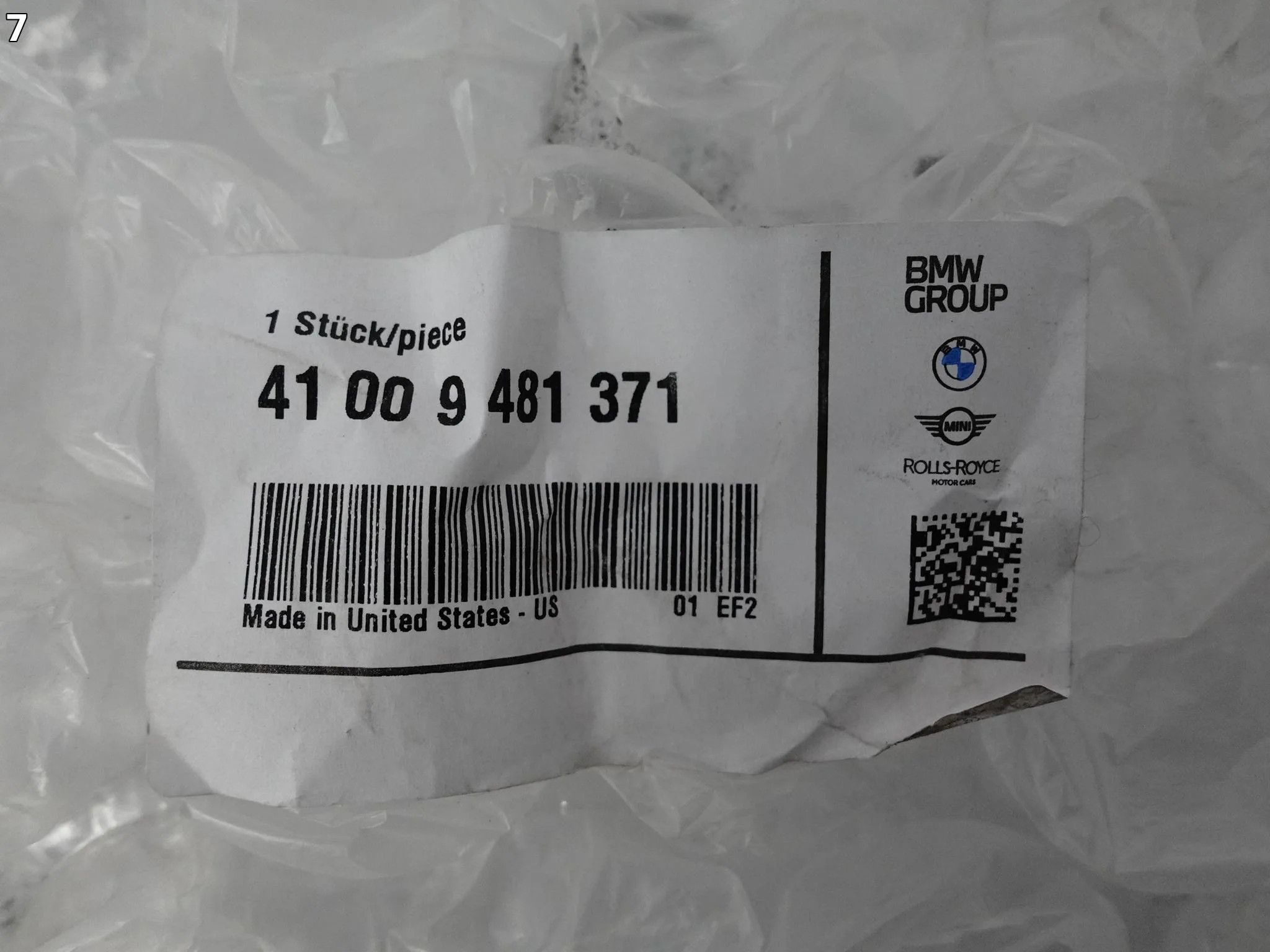 BMW X5 G05 18-23 MOCOWANIE WSPORNIK ŚLIZG UCHWYT W BŁOTNIK TYŁ LEWY ORG 900b444963cb9df50216c7be1d5f3014