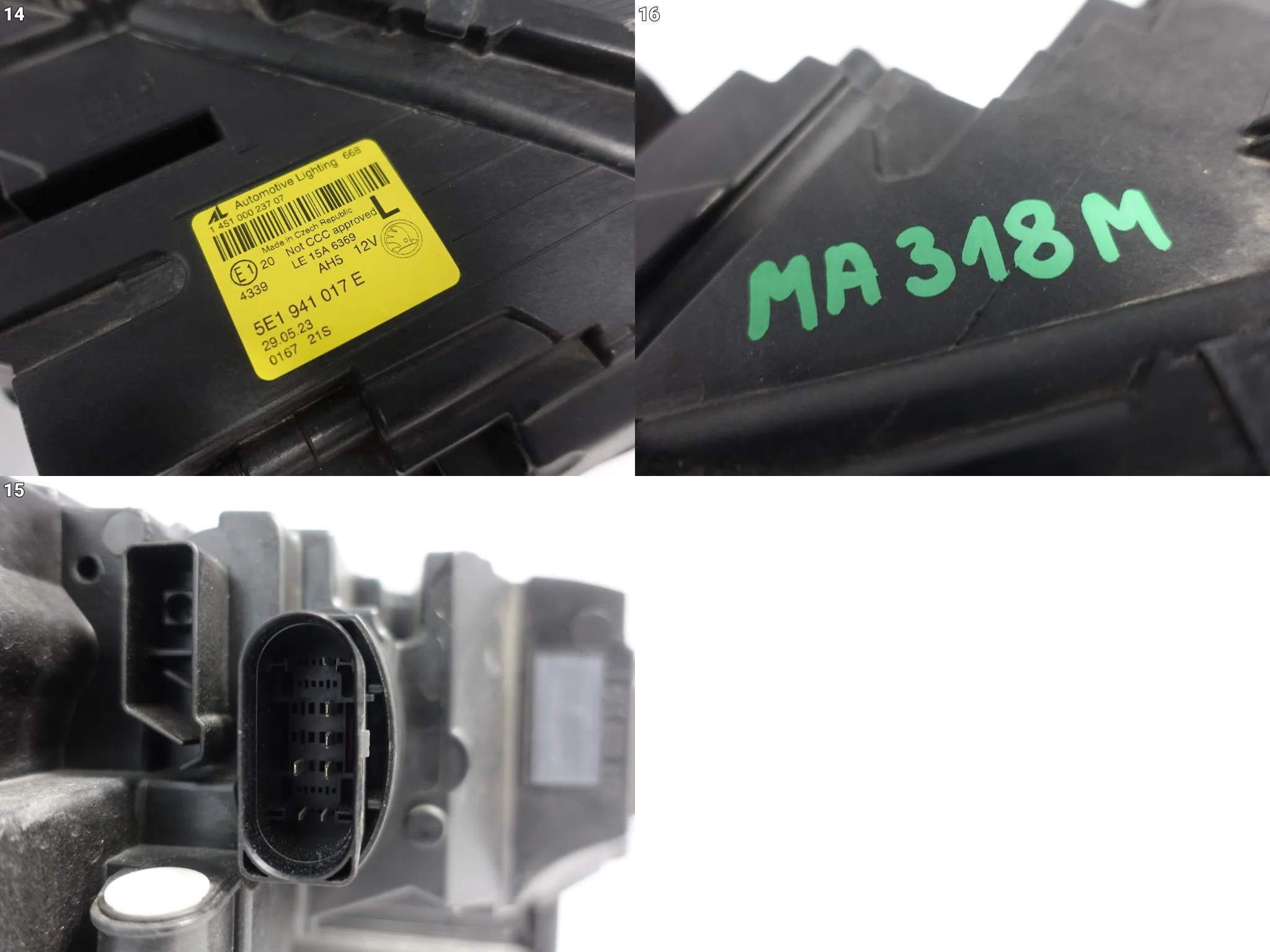 SKODA OCTAVIA III 3 5E1 5E0 LIFT 16-20 LAMPA FULL LED LEWA PRZÓD MODUŁY EU 6db8edd80d257bff8088c669f4754ade