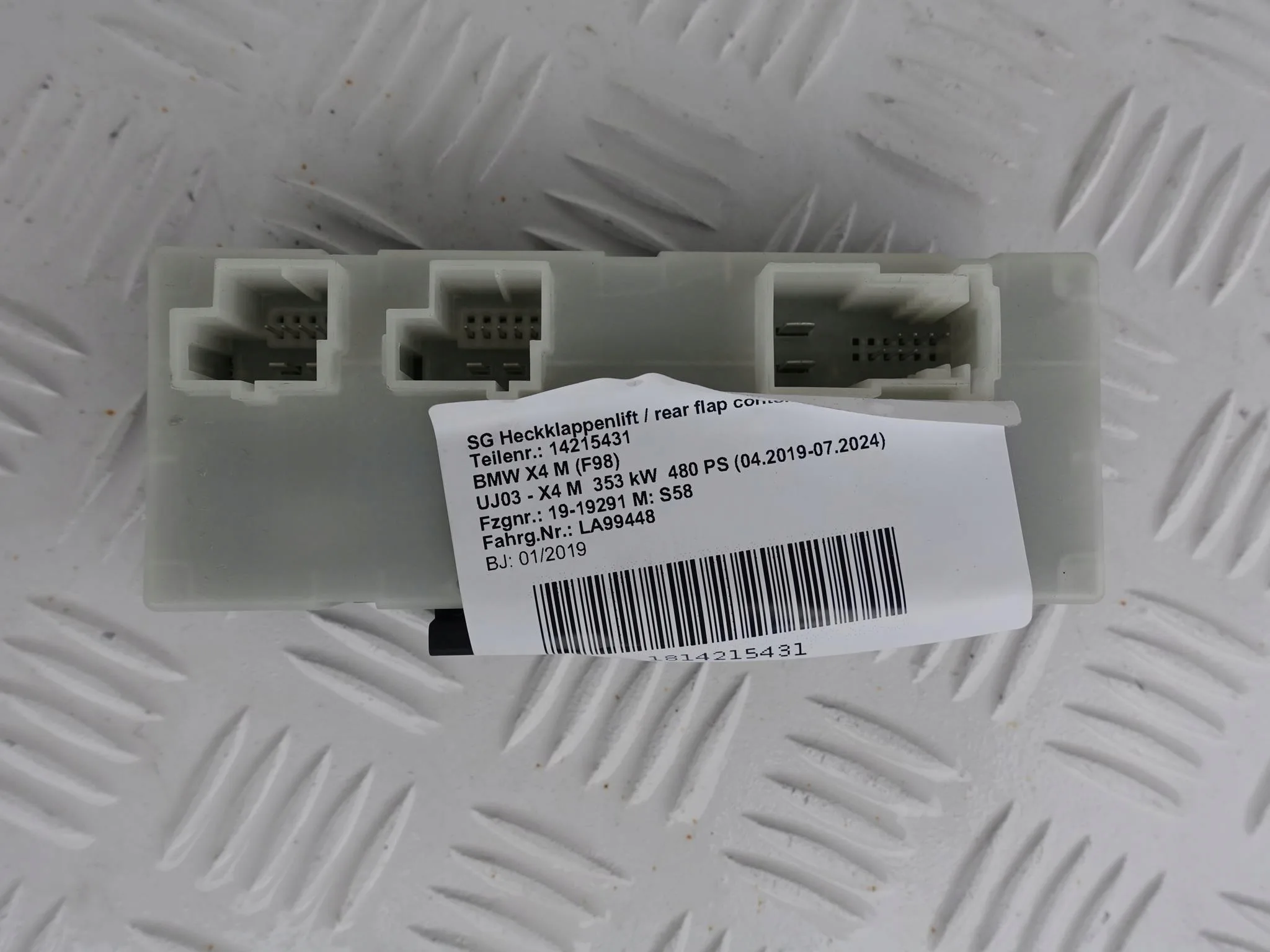 BMW X4 F98 MODUŁ ELEKTRYCZNEJ KLAPY TYŁ 9491418 9fa8107f30f76d9a0cac78af77dfe435