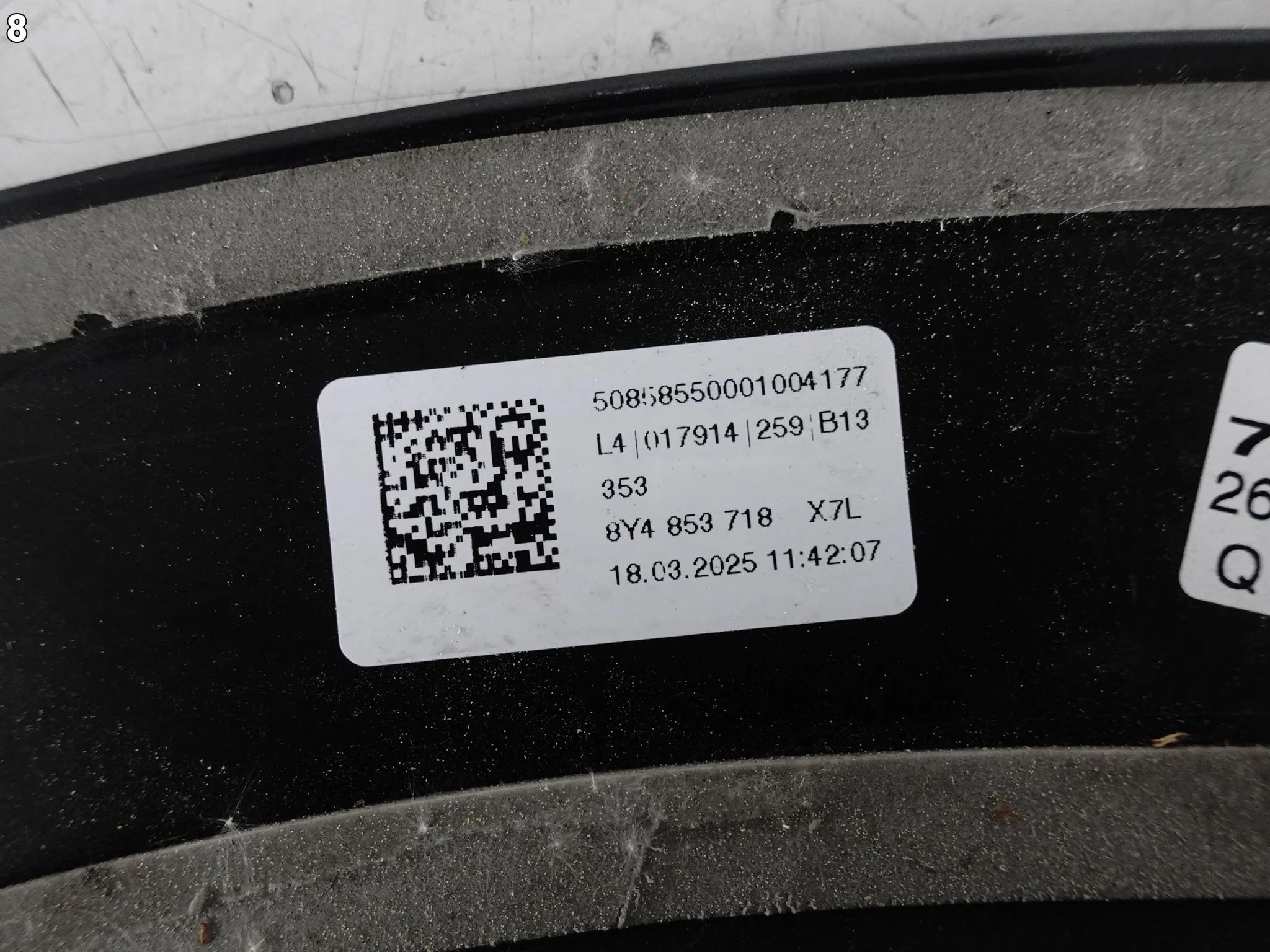 AUDI A3 ALLSTREET 8Y4 24- LISTWA NAKŁADKA BŁOTNIK PRZÓD PRAWA 8Y4853718 X7L 960a08d4b4cfdd3ef9028d8b970a8726