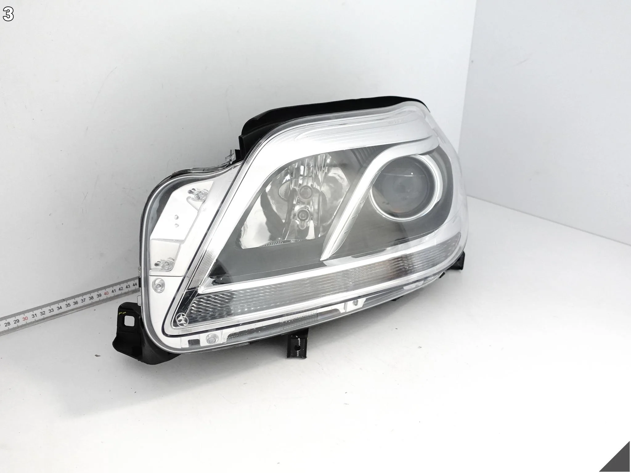 MERCEDES GL II X166 12-15 LAMPA HEADLIGHT ZWYKŁA HALOGEN LEWA PRZÓD UK 71b85d9cc3beb55bc80603fd452d65b8