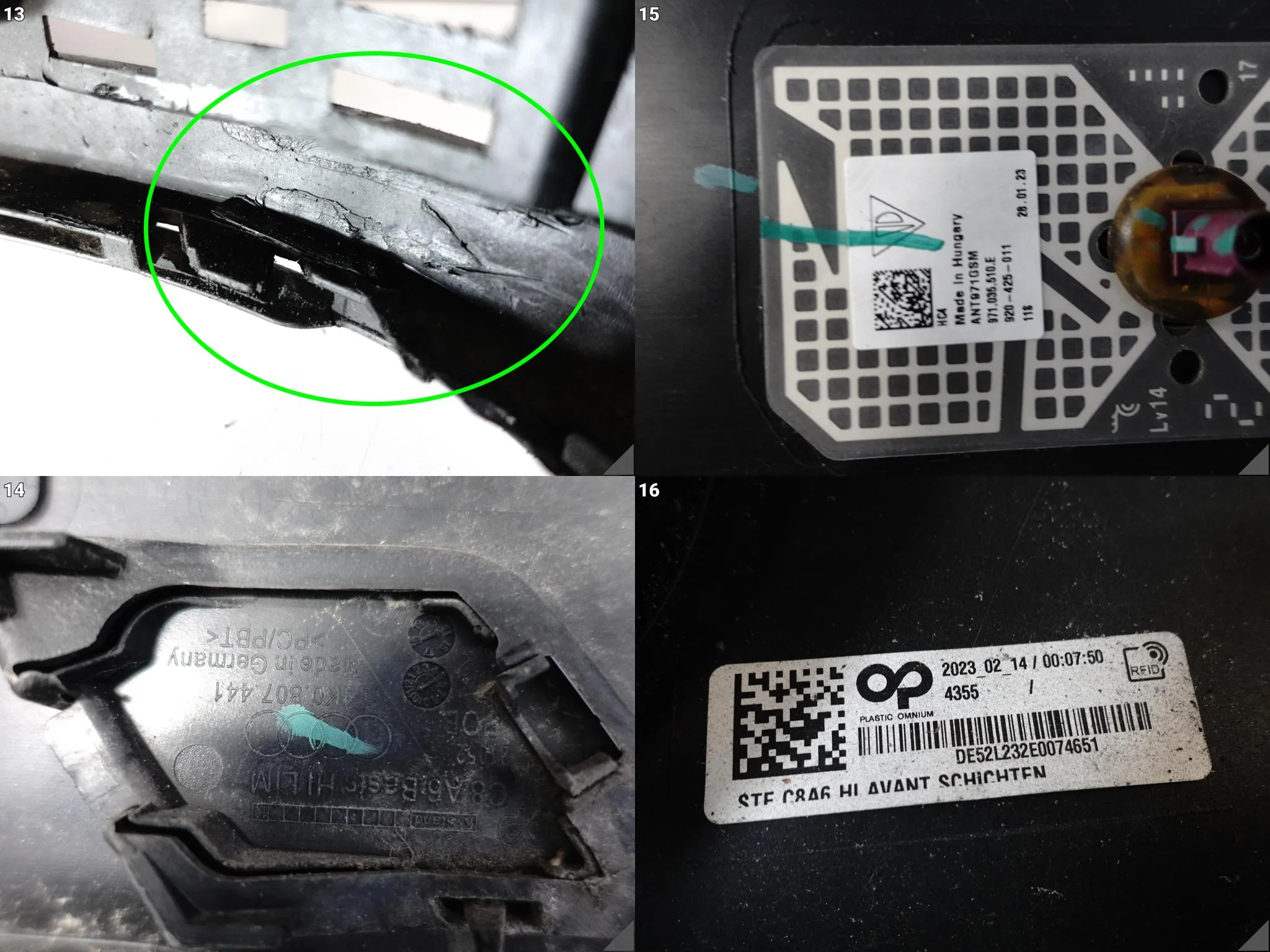 AUDI A6 4K0 4K9 C8 18-23 KOMBI AVANT ZWYKŁY BUMPER ZDERZAK TYŁ (6xPDC) 367d4005647082148893cba832920c28