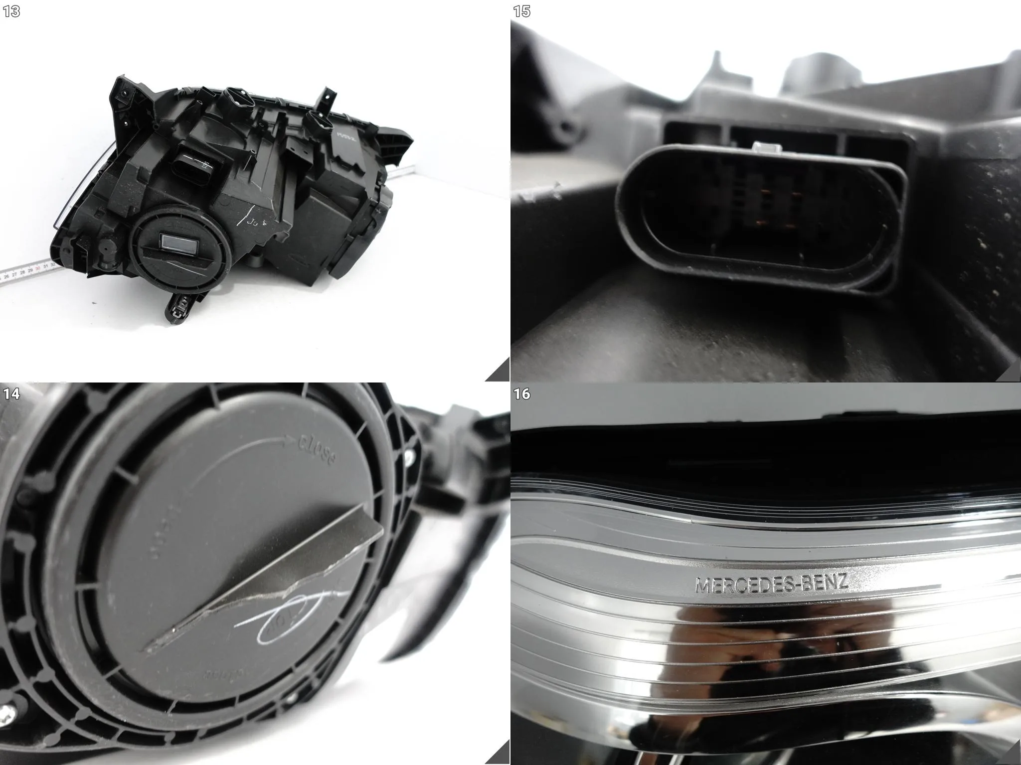 MERCEDES GL II X166 12-15 LAMPA HEADLIGHT ZWYKŁA HALOGEN PRAWA PRZÓD EU 2a9961466fc6990f226e14ec68bc249a
