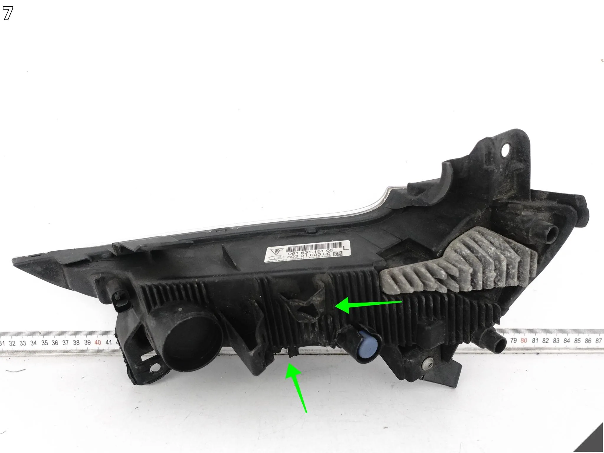 PORSCHE 911 991 11-15 HALOGEN LED DRL LAMPA KIERUNKOWSKAZ LEWY PRZÓD 8457ee179791981a2f5bfdeb7405bdd3